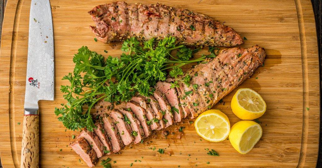 Grilled Lemon Pepper Pork Tenderloin Recipe | Traeger Grills