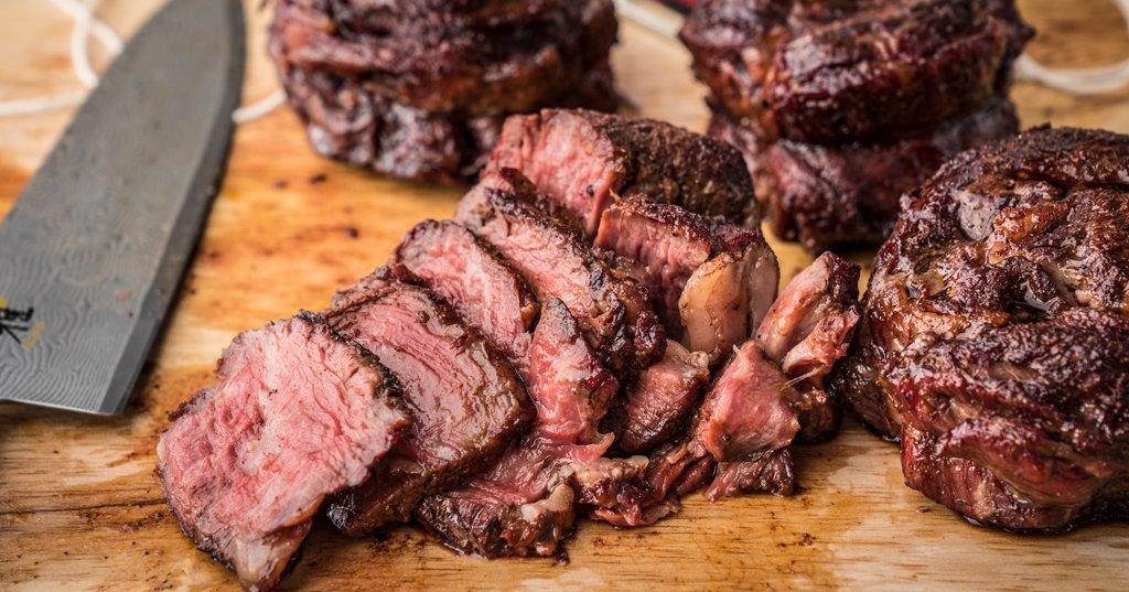 Reverse Seared Rib Eye Caps Recipe | Traeger Grills