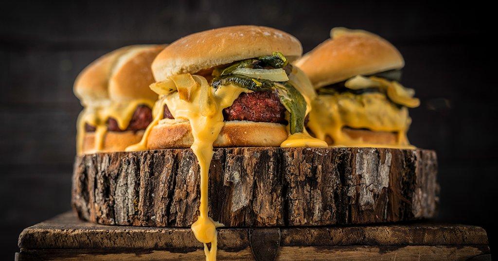 Hatch Chile Burger with Smoked Cheese Sauce Recipe - Traeger