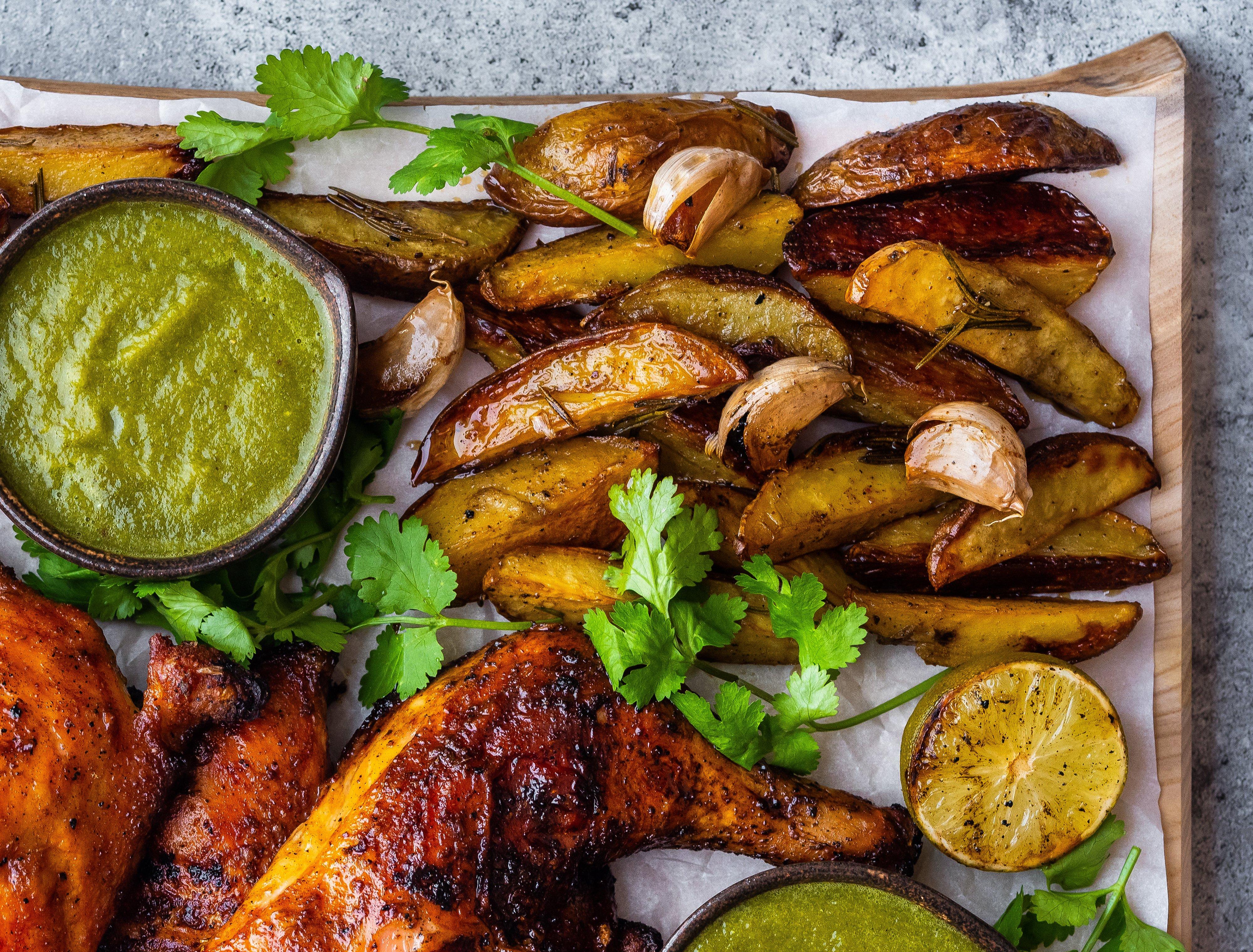 Garlic Herbed Potato Wedges | Traeger Grills