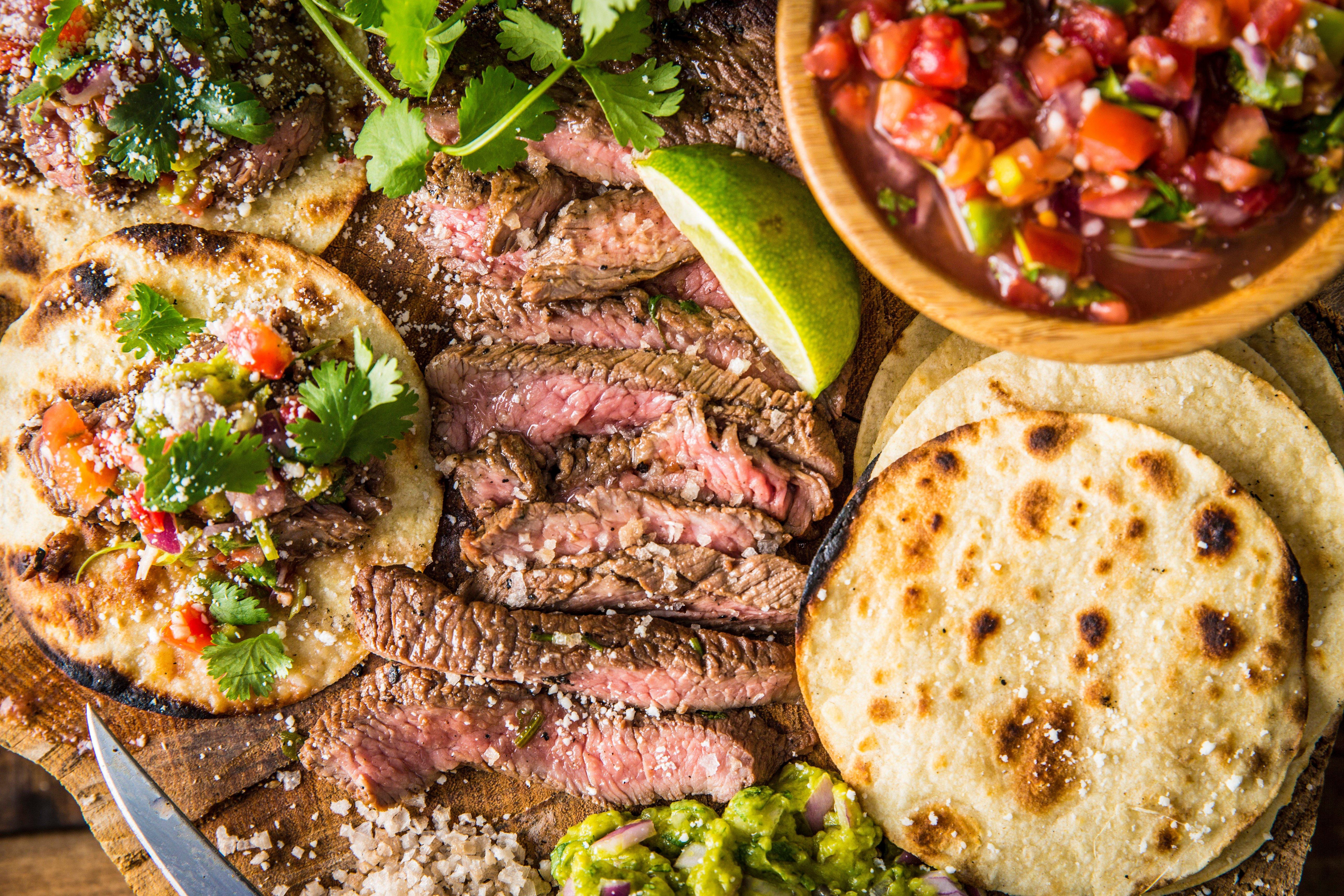 Grilled Carne Asada Skirt Steak