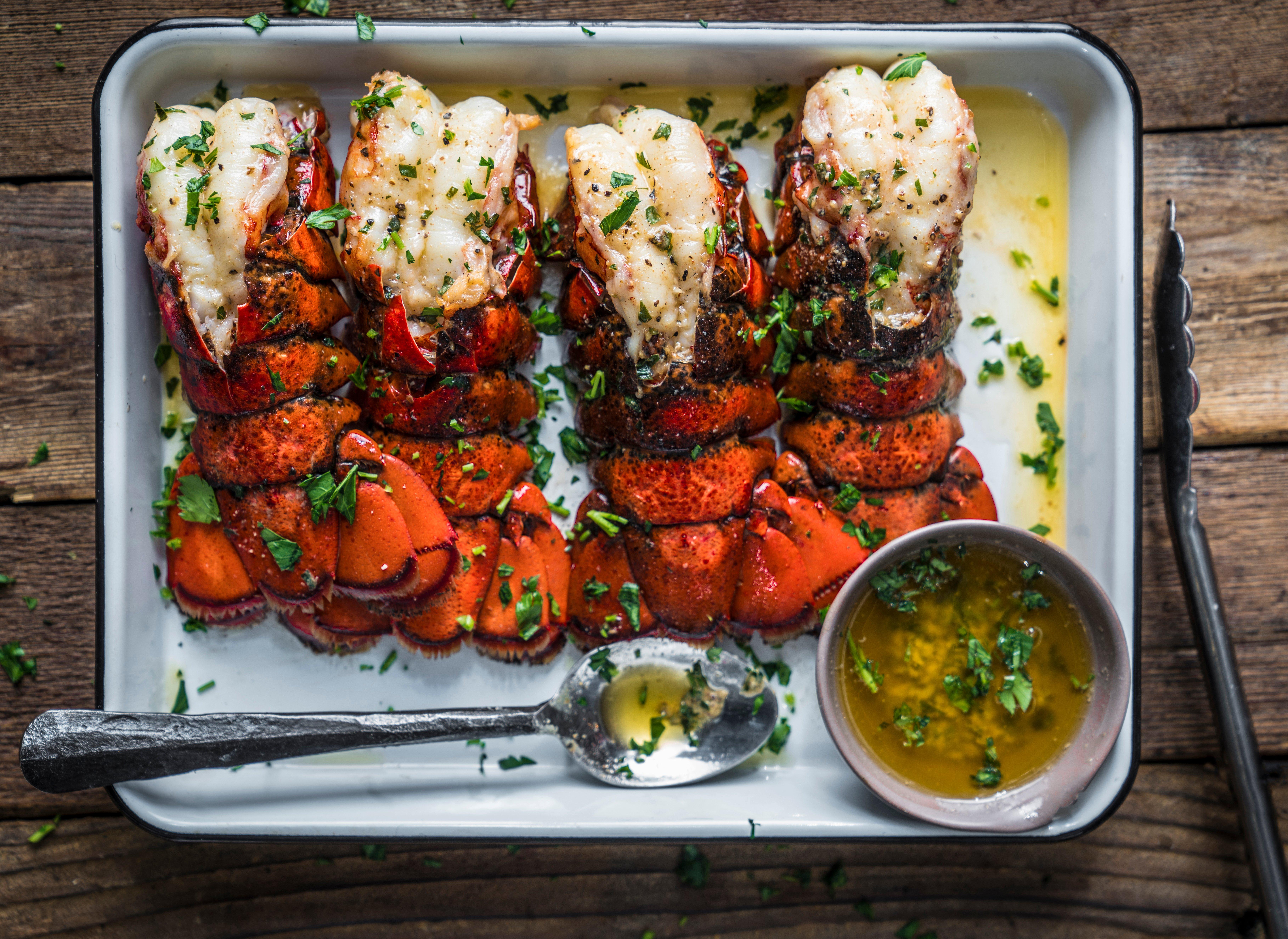 Grilled Lobster Tails