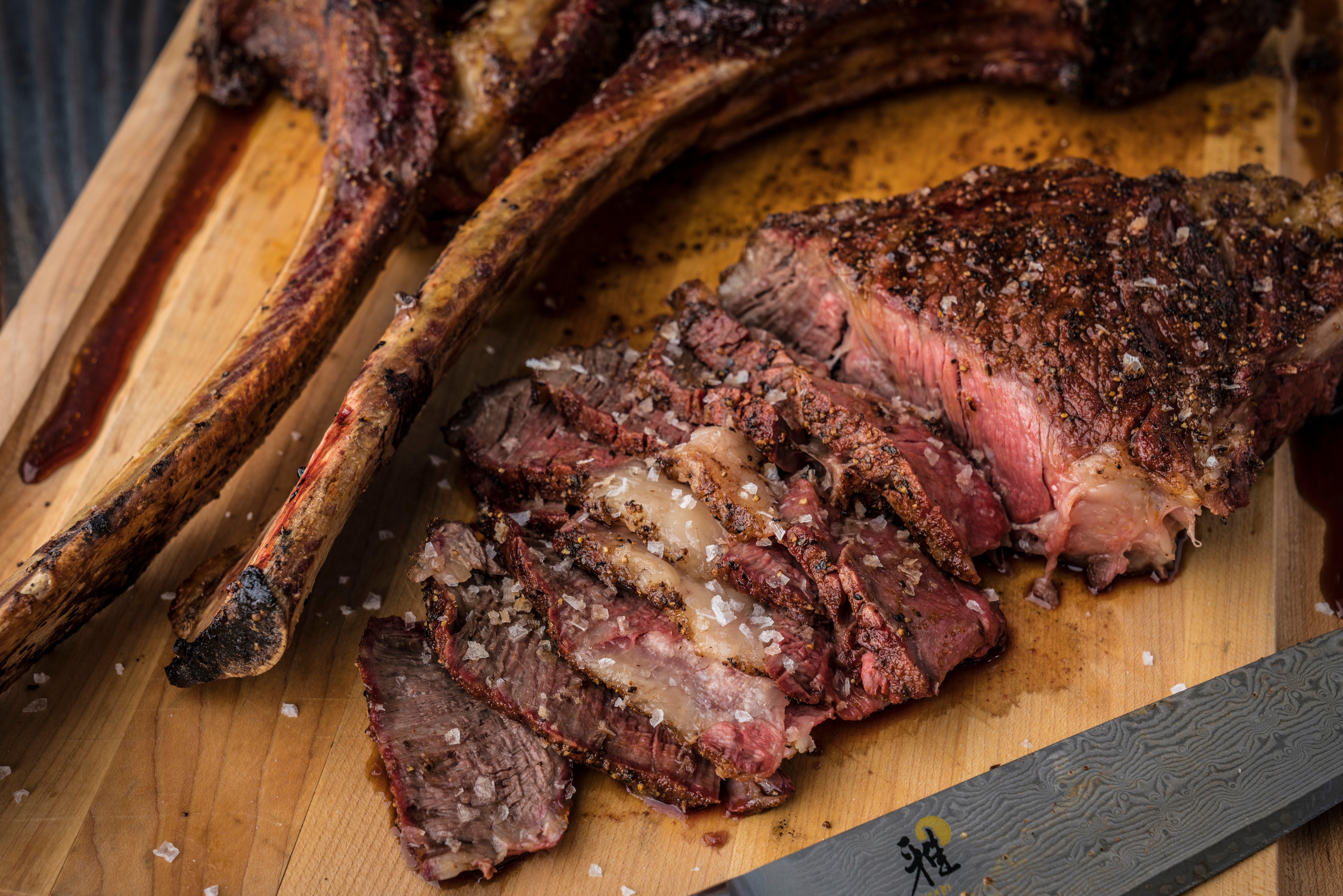 Grilled Tomahawk Steak Recipe - Traeger Grills