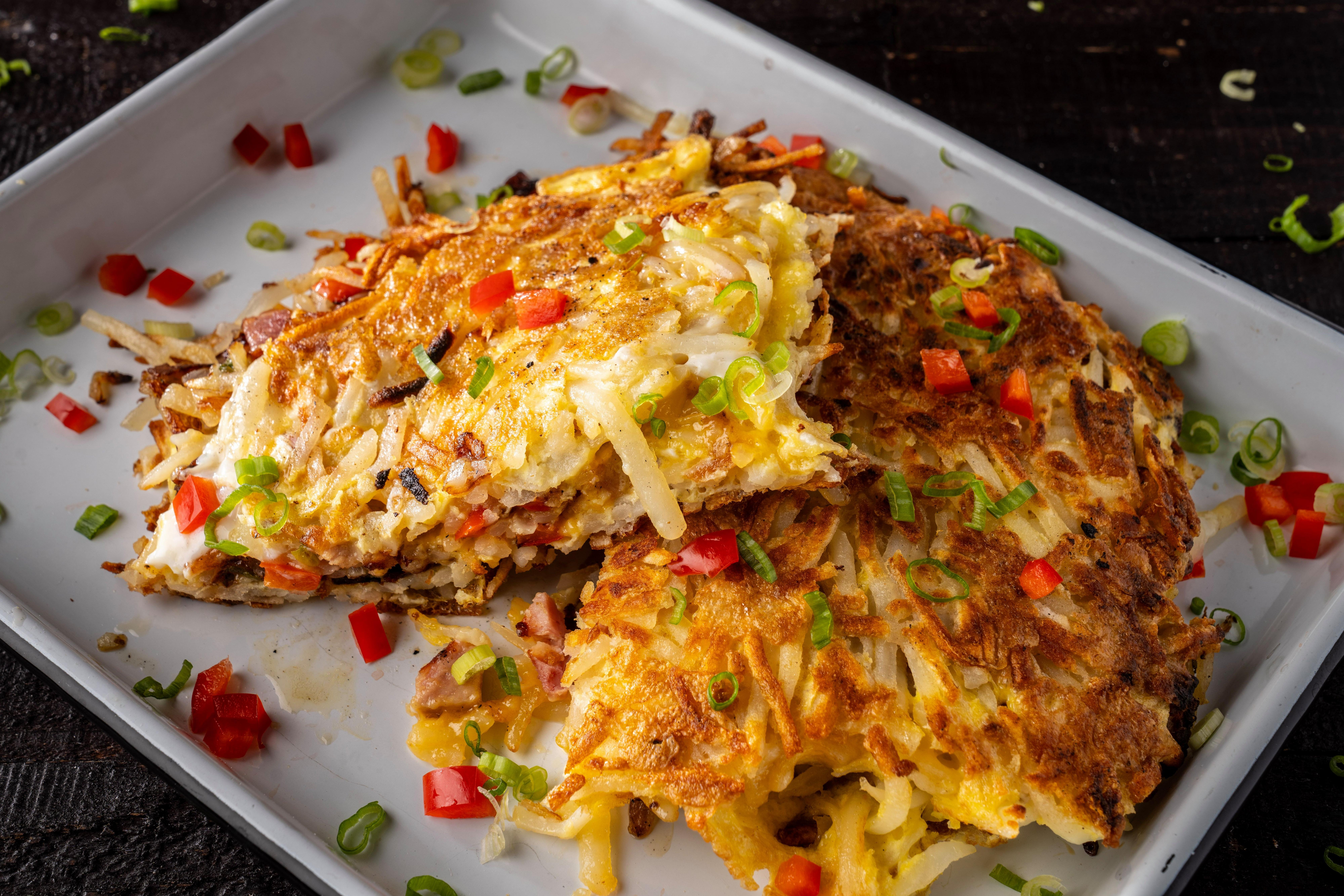 Griddle Hash Brown Omelette | Traeger Grills