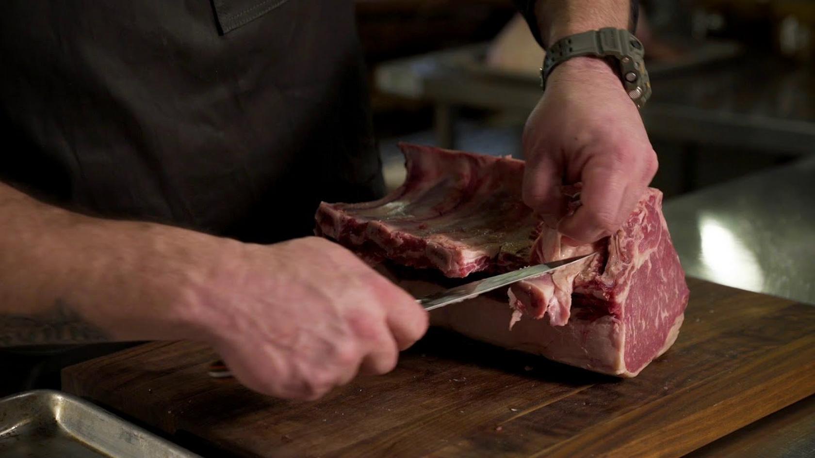 Knife Skills: How to French a Bone-in Prime Rib with Matt Crawford