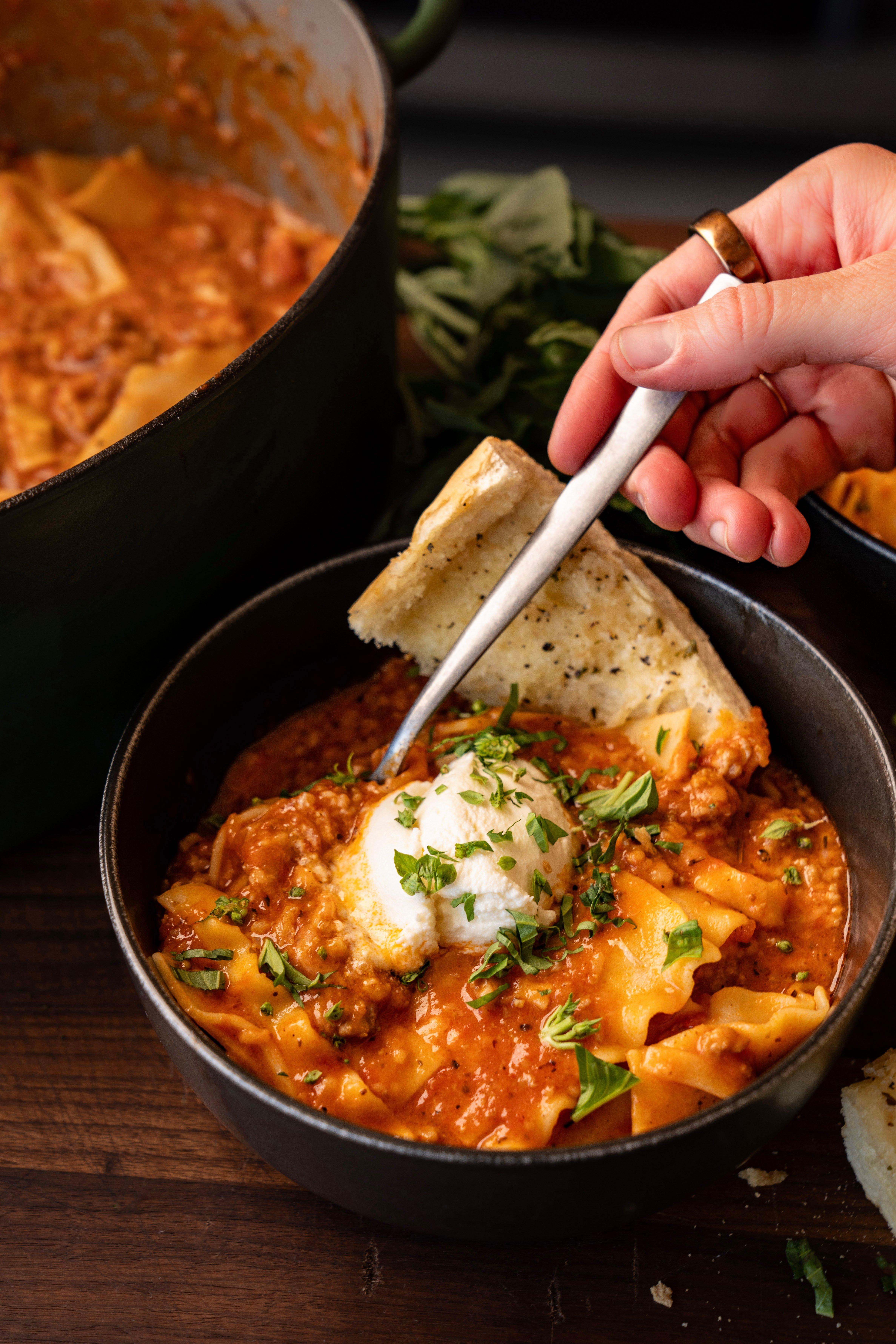 Lasagna Soup Recipe - Traeger®