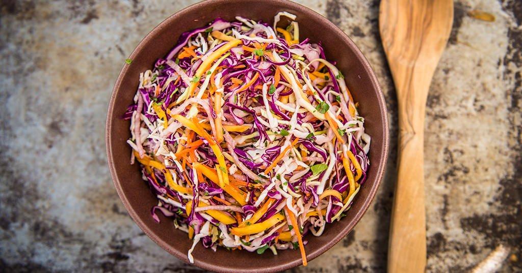 Grilled Mango Coleslaw Recipe | Traeger Grills