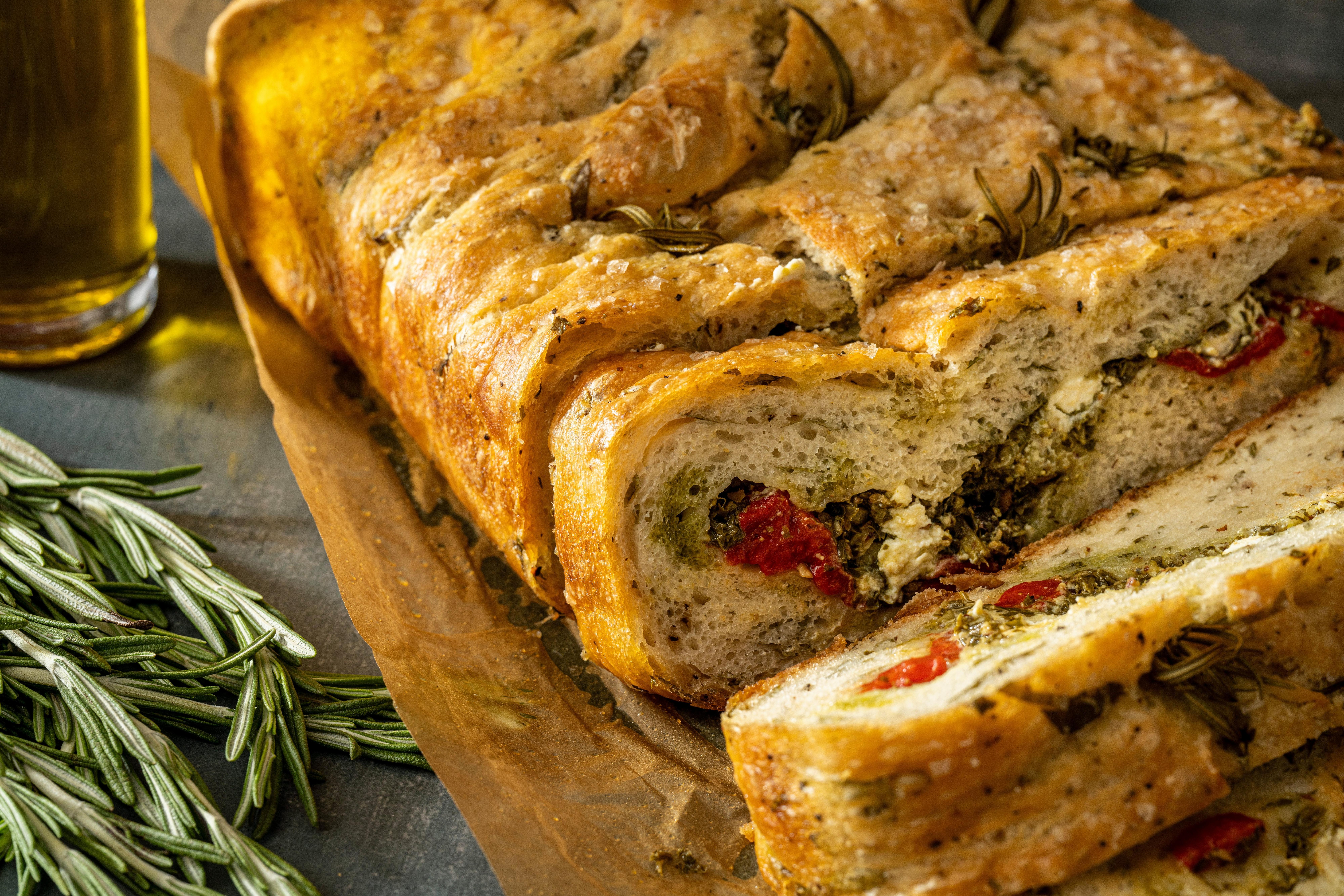 Ricotta Stuffed Focaccia - Traeger Grills