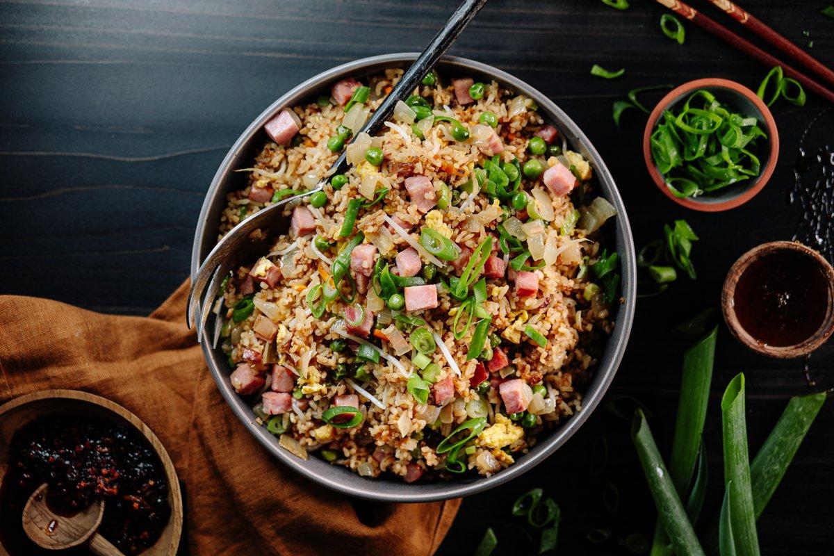 Flat Top Pork Fried Rice Recipe - Traeger Grills