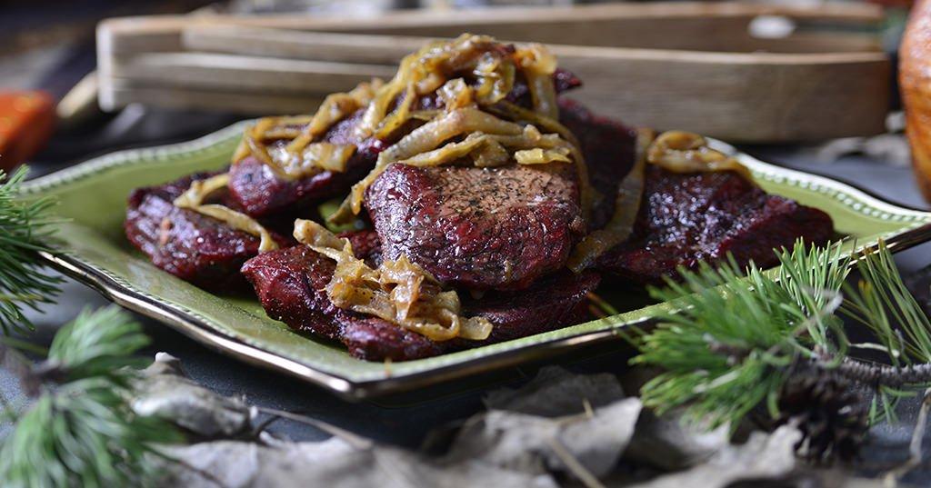 Smoked Elk Steaks with Caramelized Onions | Traeger Grills
