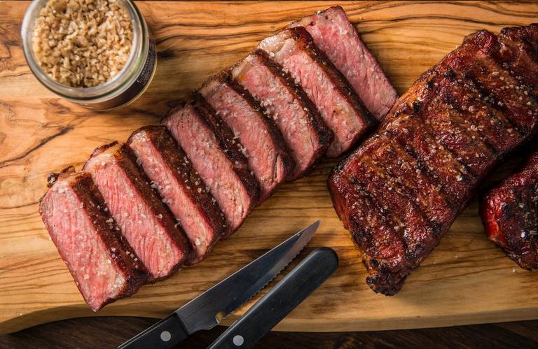 Reverse Seared New York Strip Steak