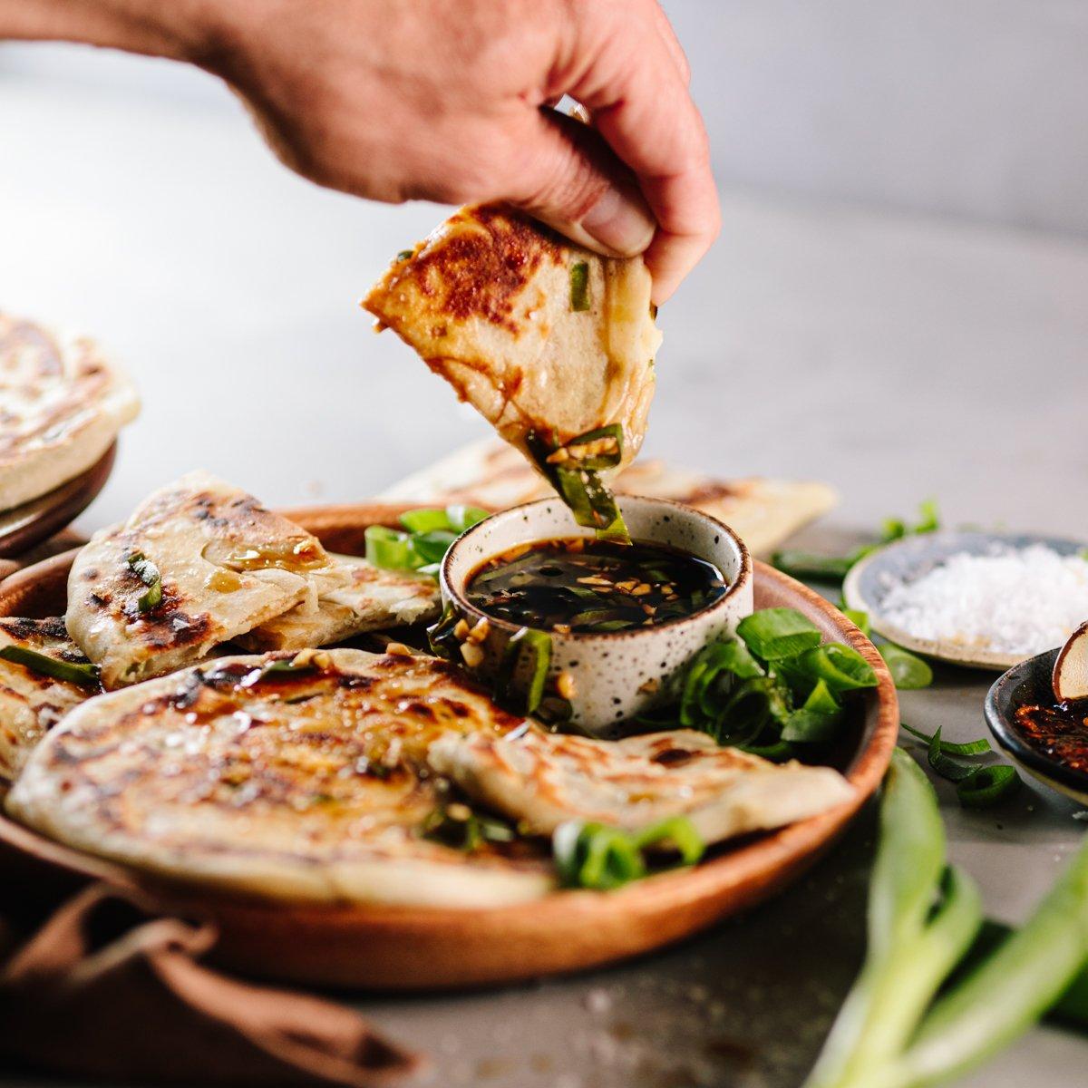 Flat Top Scallion Pancakes Recipe | Traeger Grills®