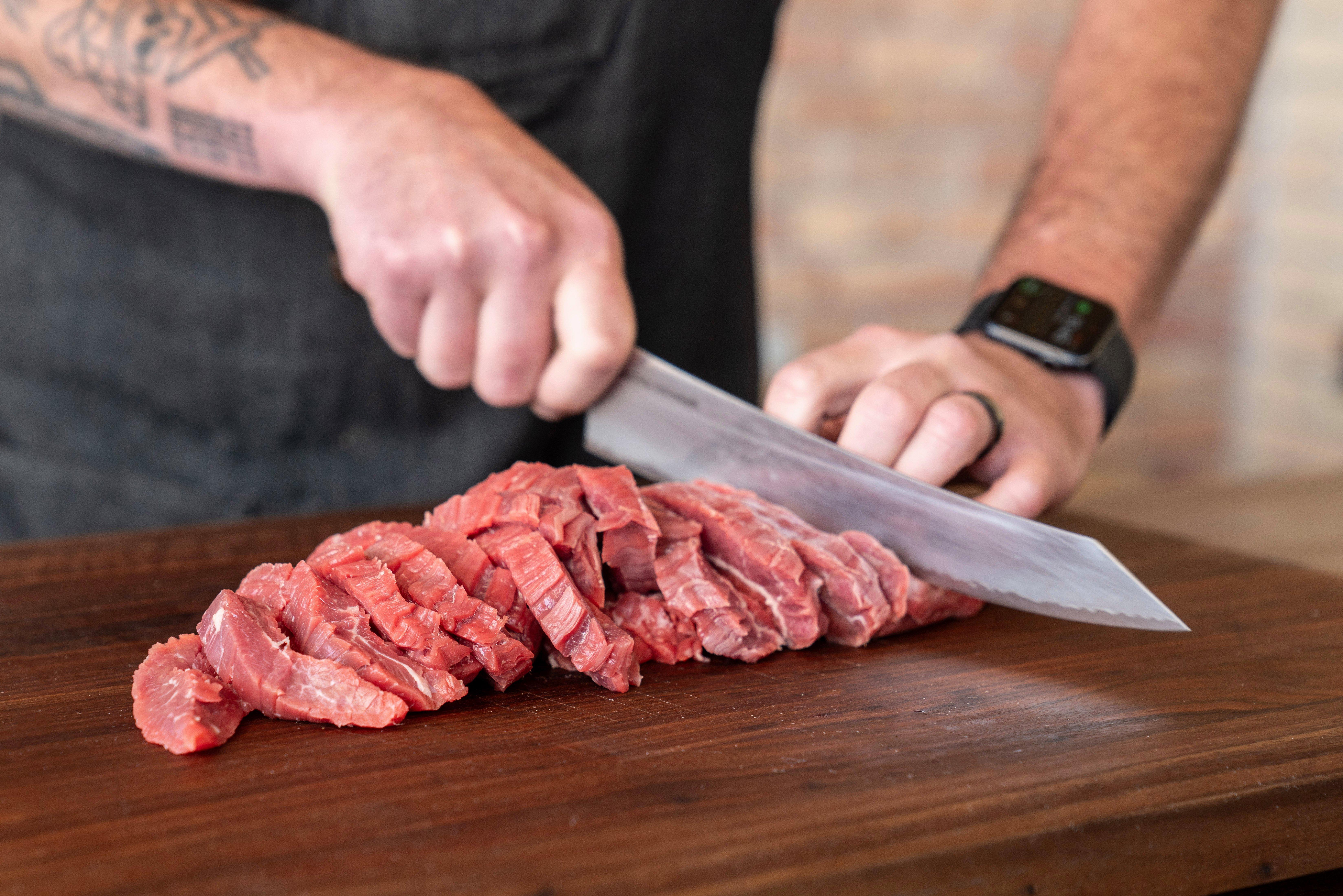 Slicing-beef