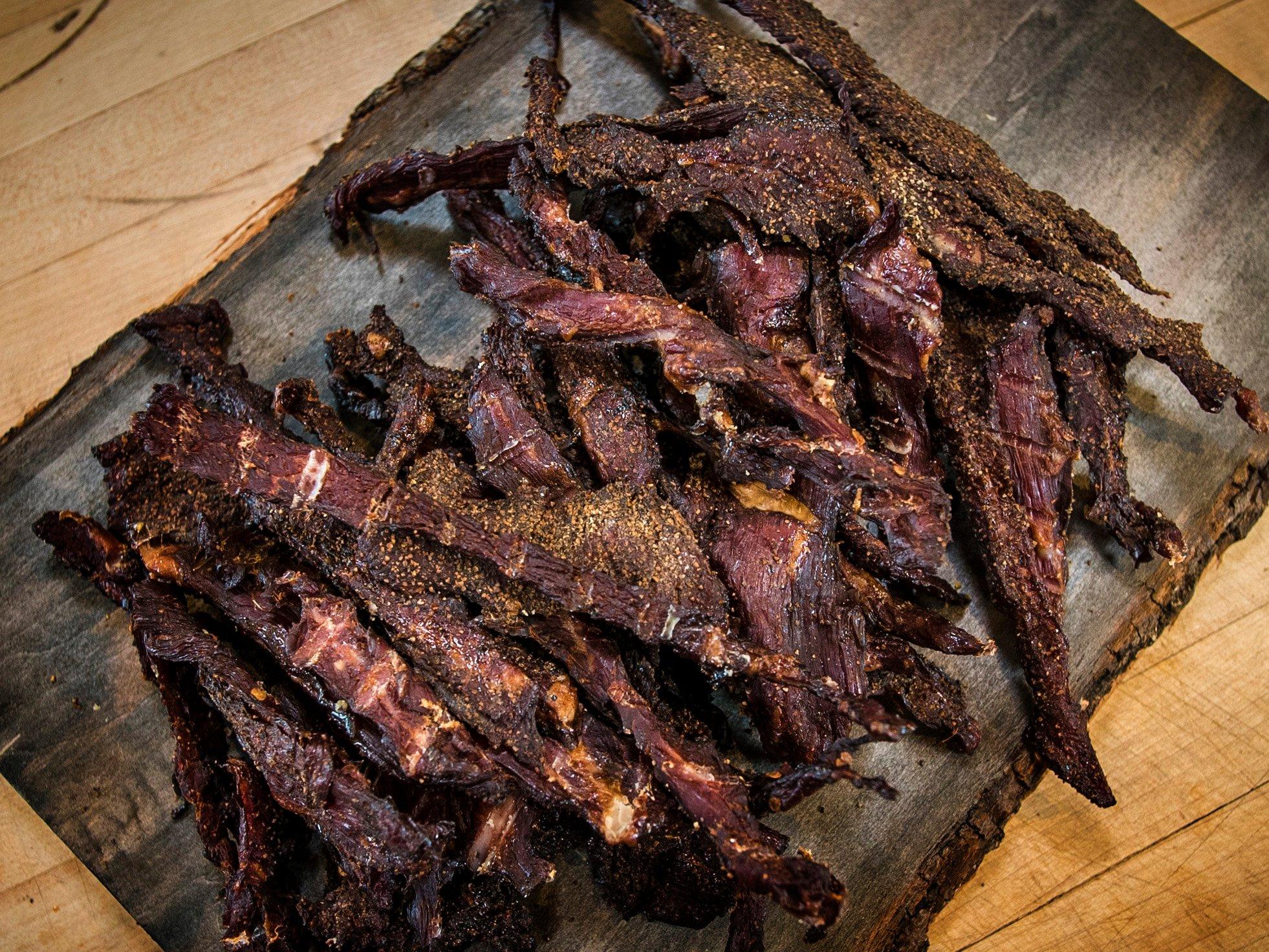 Smoked Peppered Beef Jerky Recipe - Traeger Grills®