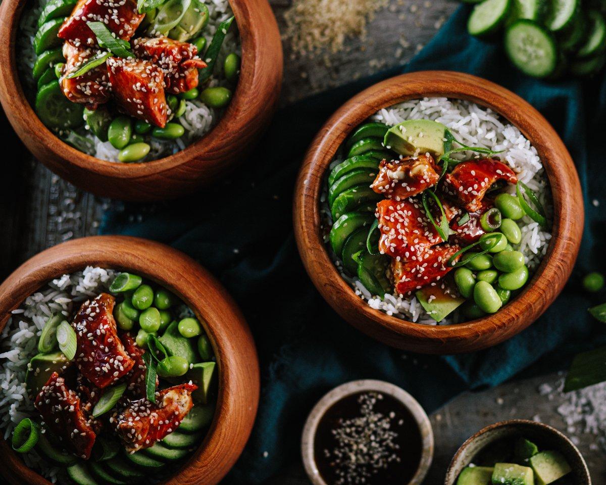 Flat Top Teriyaki Salmon Bowls | Traeger Grills®