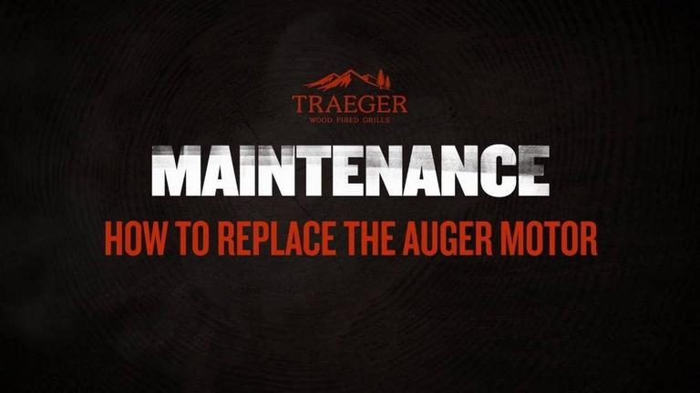 Traeger Grills Troubleshooting How to Replace the Auger Motor