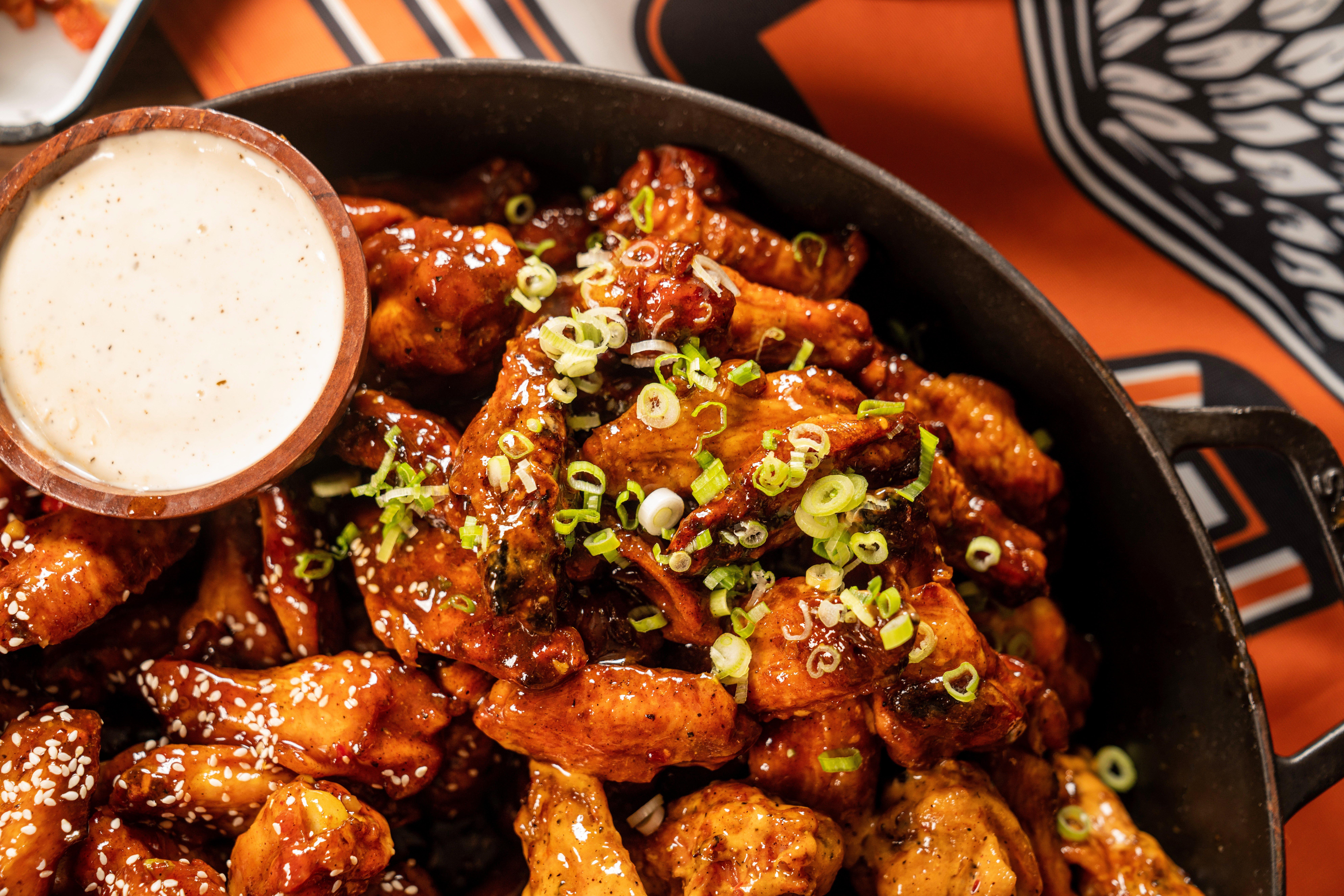 Grilled Chicken Wings Three Ways