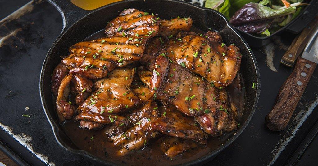 Baked Apricot Glazed Chicken Thighs Recipe | Traeger Grills