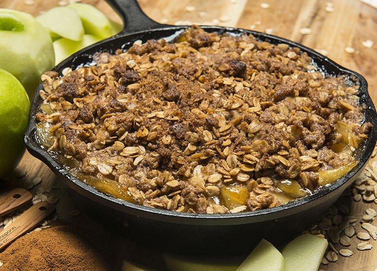 caramel-apple-crisp