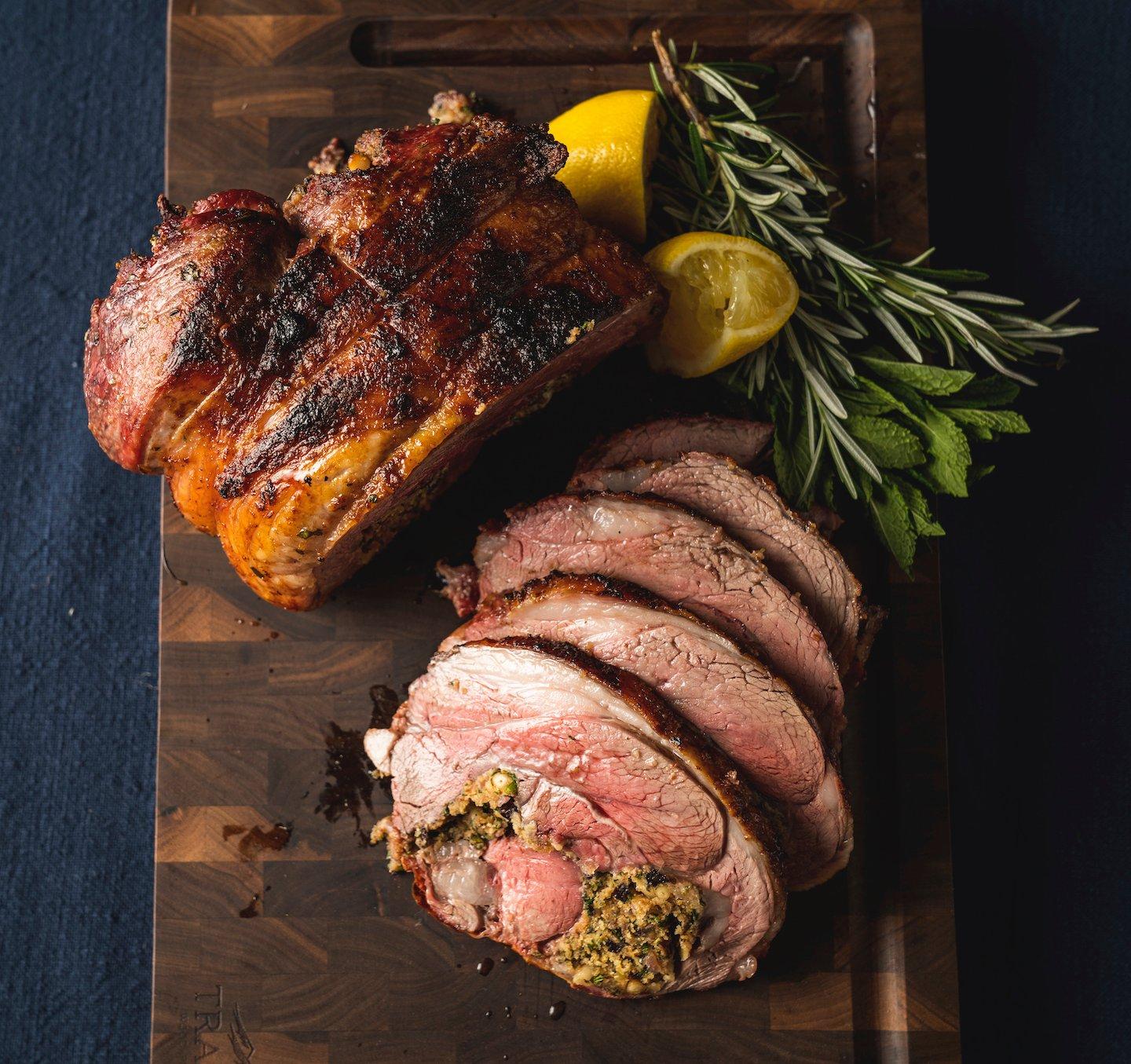 Roasted Deboned Leg of Lamb with Lemon Rub - Traeger Grills