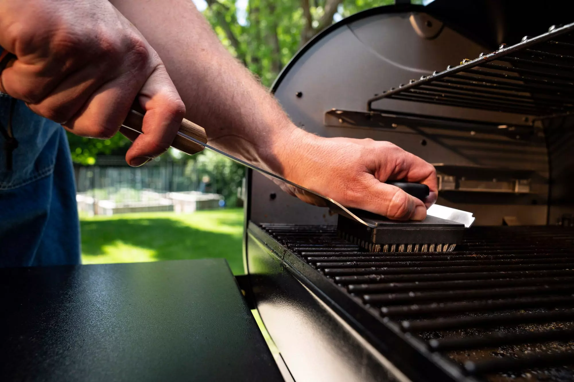 Cleaning the interior of a pellet grill… : r/Traeger