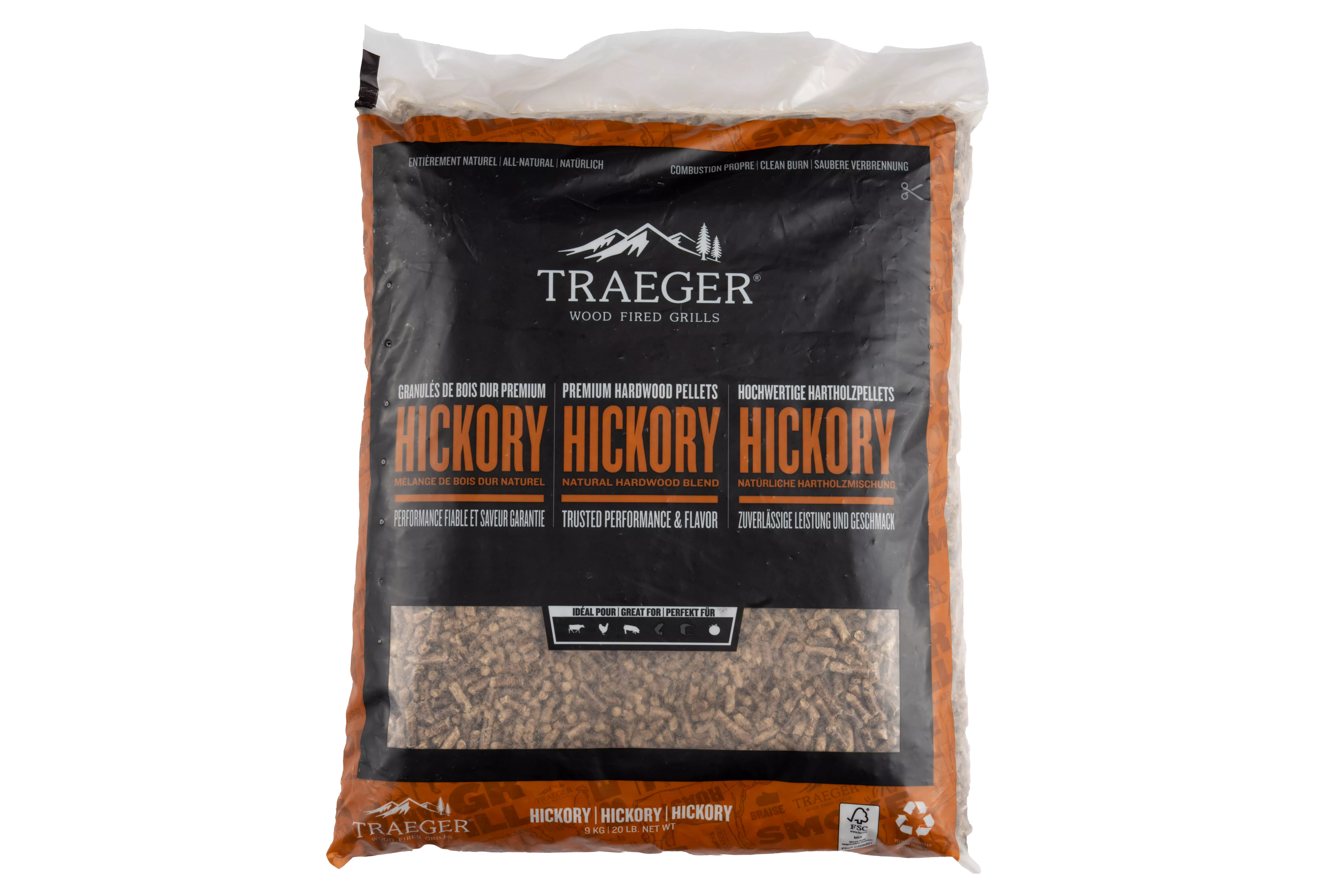 Traeger Hickory FSC Wood Pellets Traeger Grills®