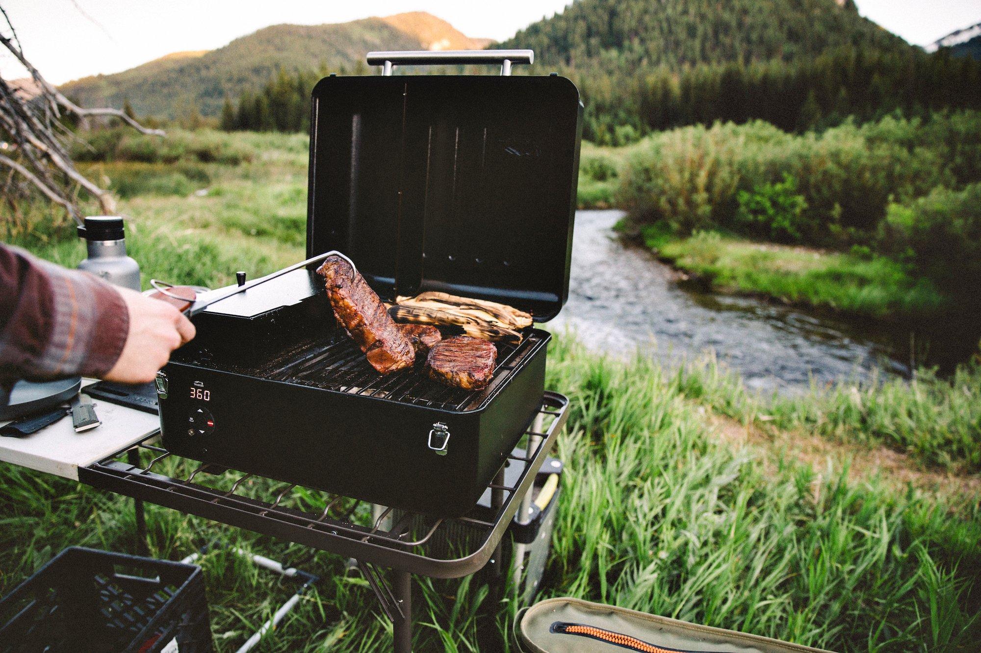 traeger-ranger-pellet-grill-lifestyle-front-angle
