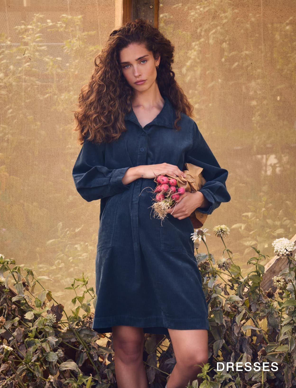 linen black tie dress Women's Linen Side Tie Dress