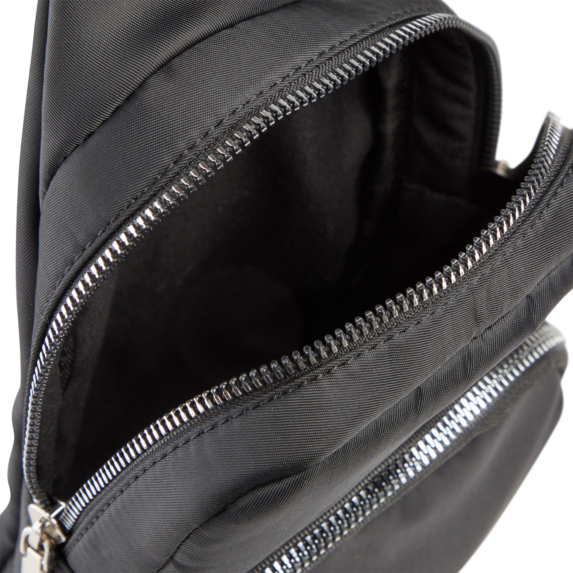 Black across body online bag