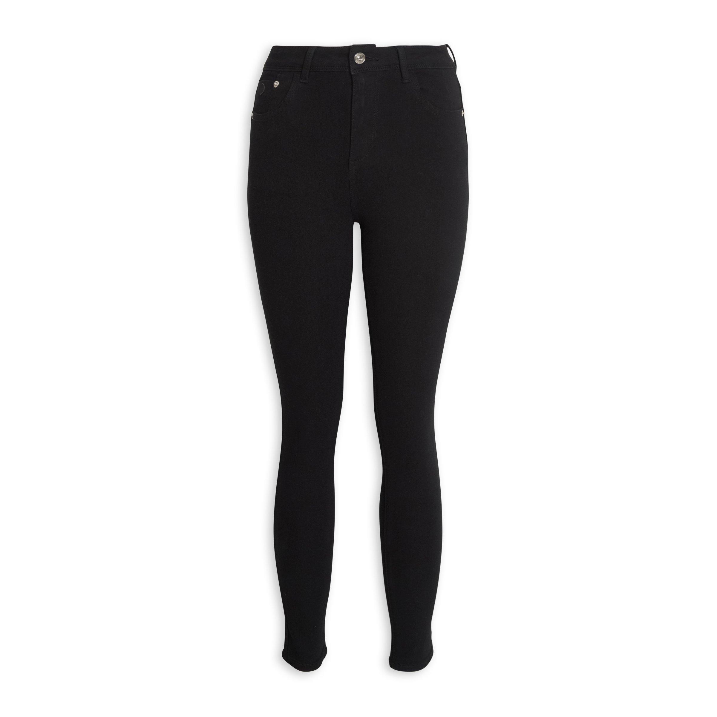 Women's black jeggings