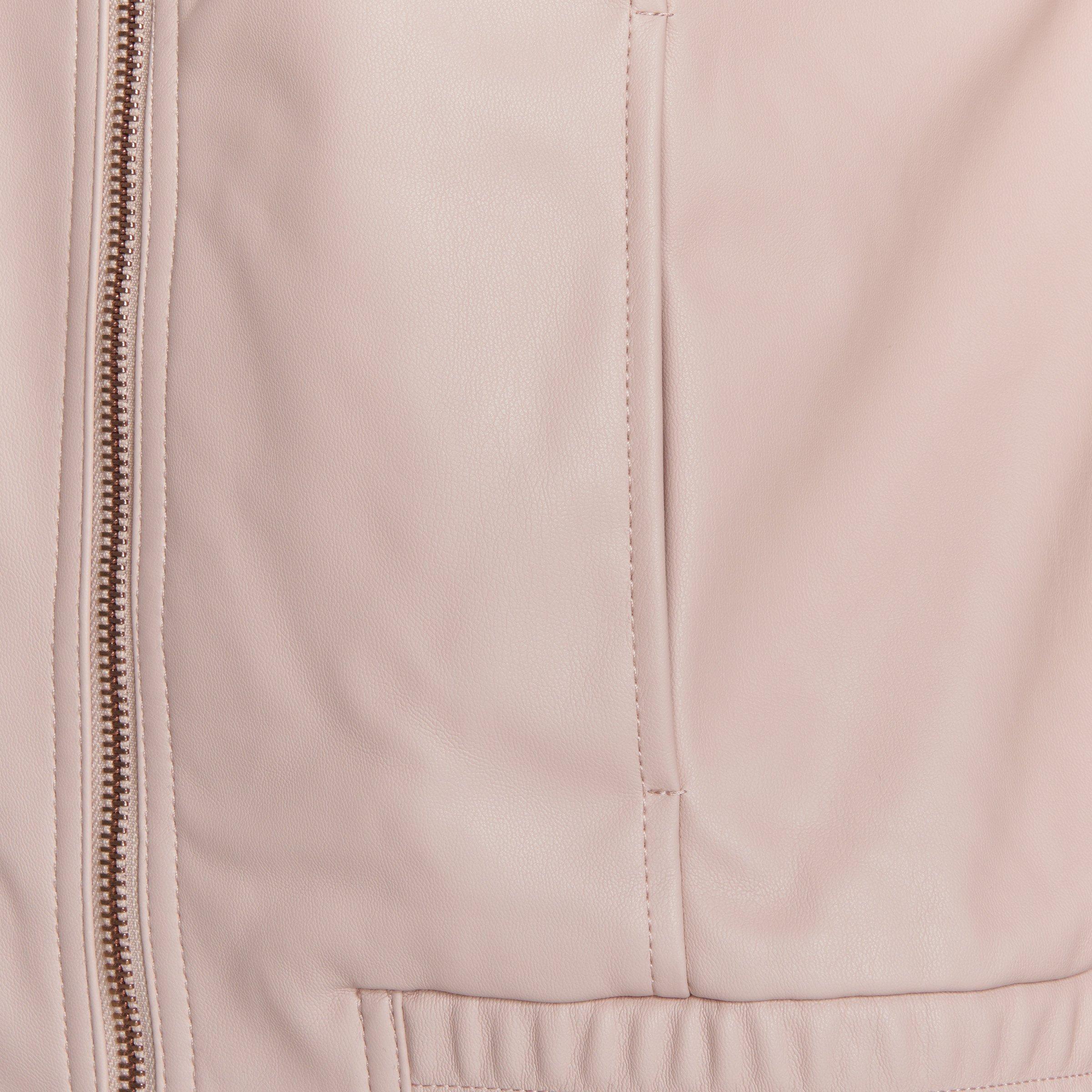 Pale pink 2024 bomber jacket