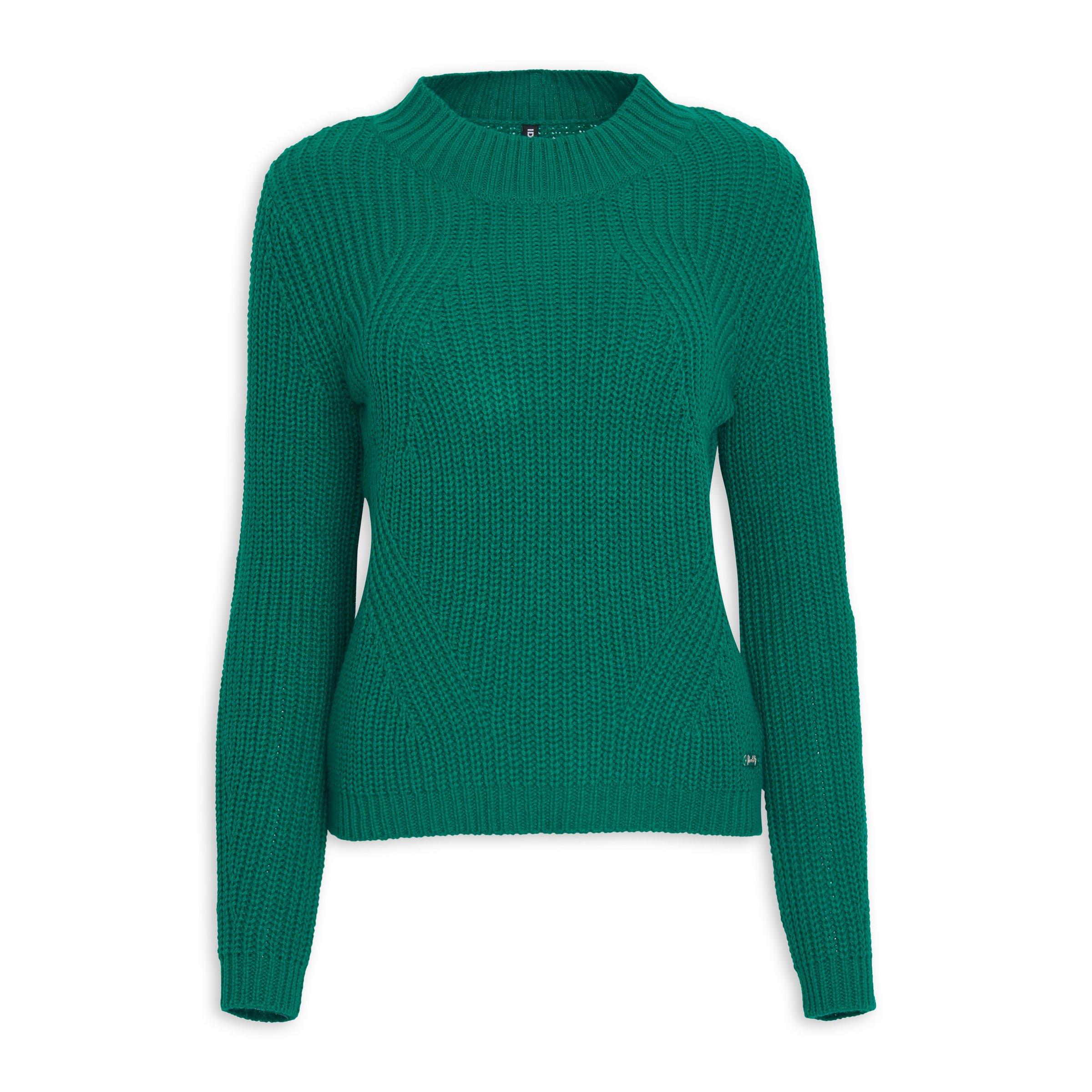 Green Knit Jumper 3018017 Identity