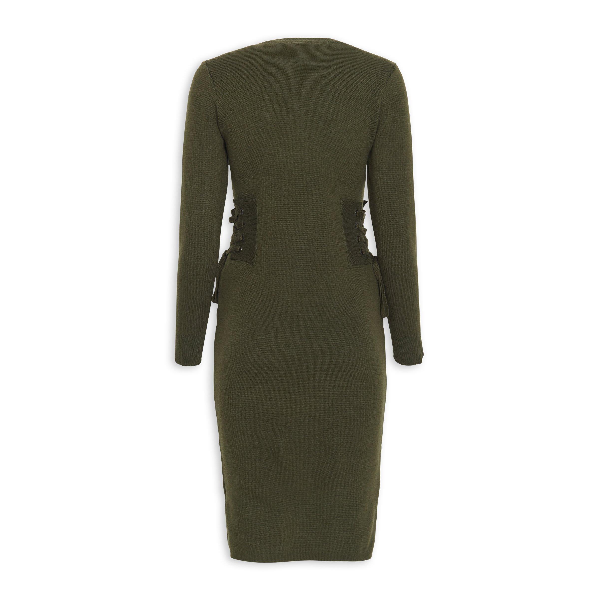 Army fatigue bodycon store dress