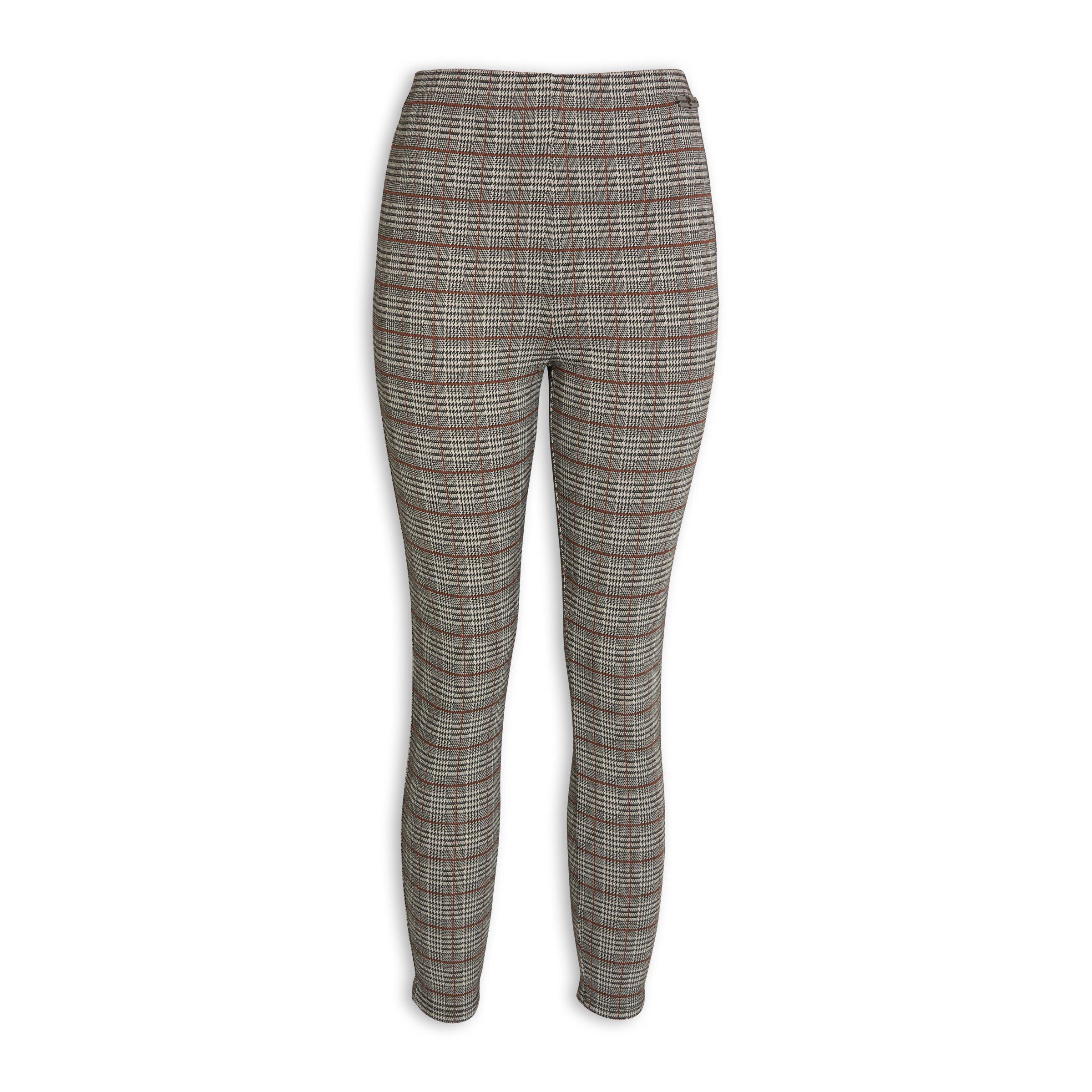 Brown shop check leggings