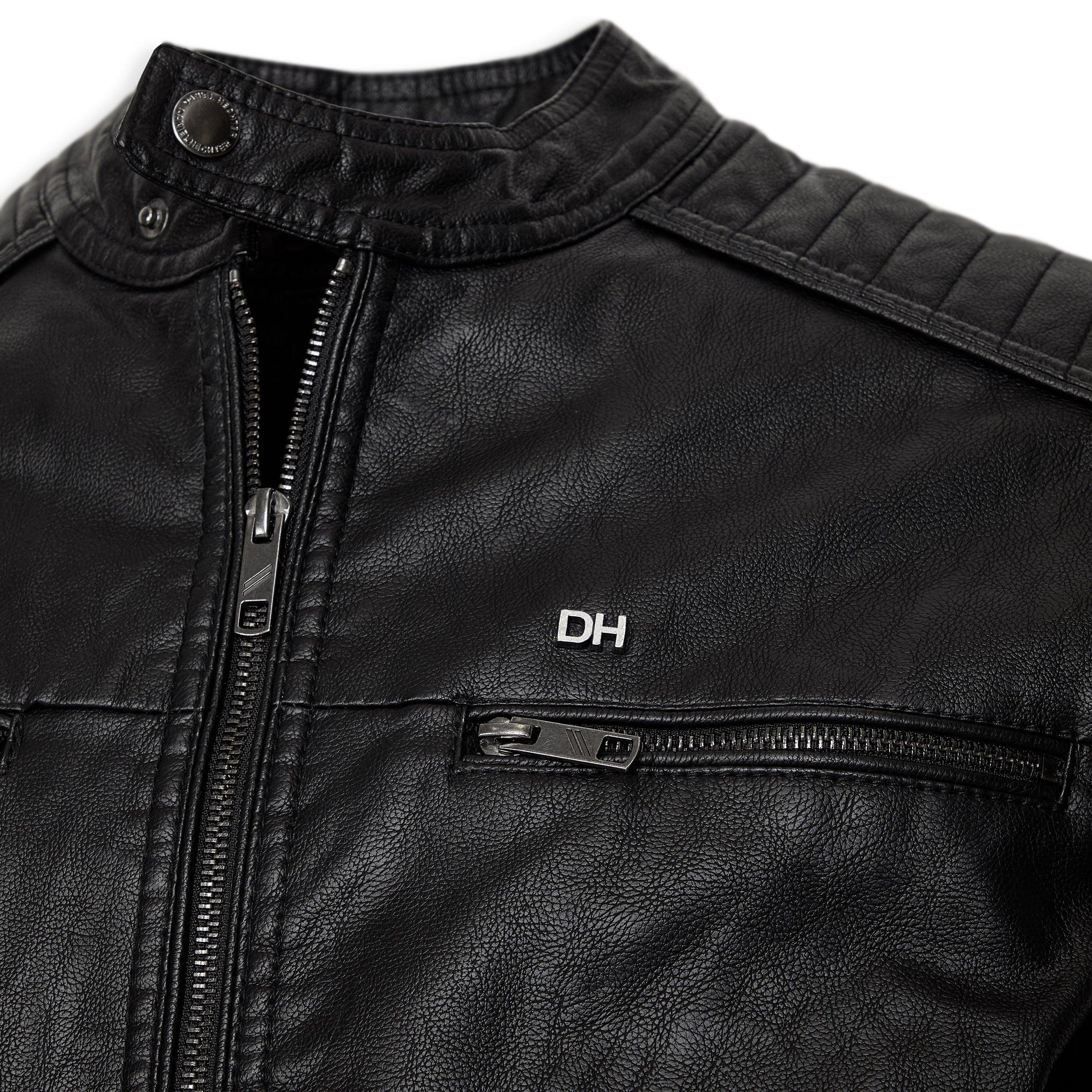 Black Biker Jacket 3022559 Daniel Hechter