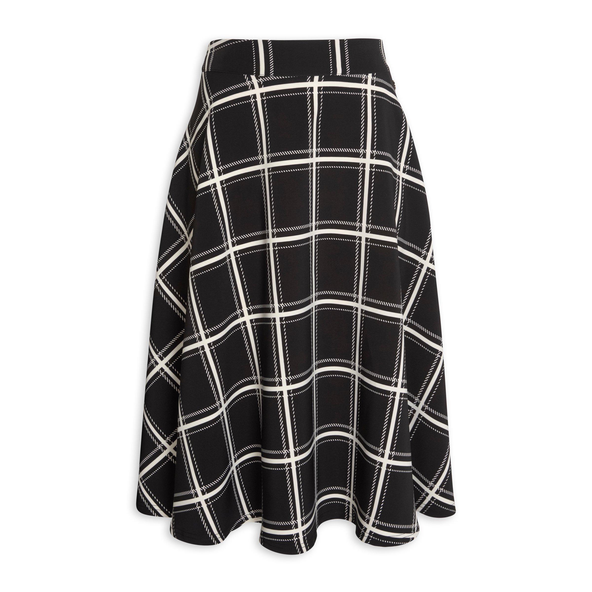 Black Check Skirt 3023575 Daniel Hechter