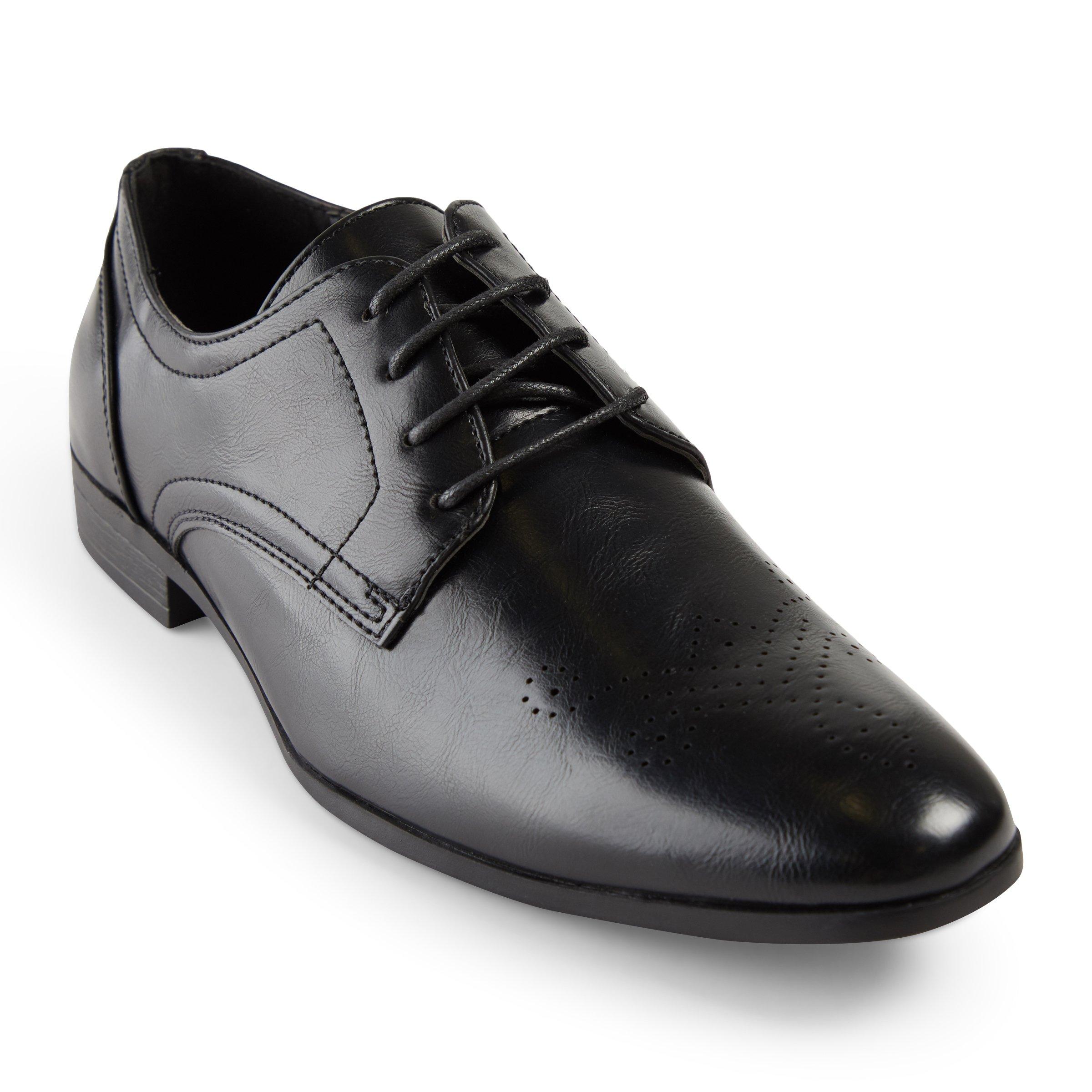 Black formal lace up shoes sale