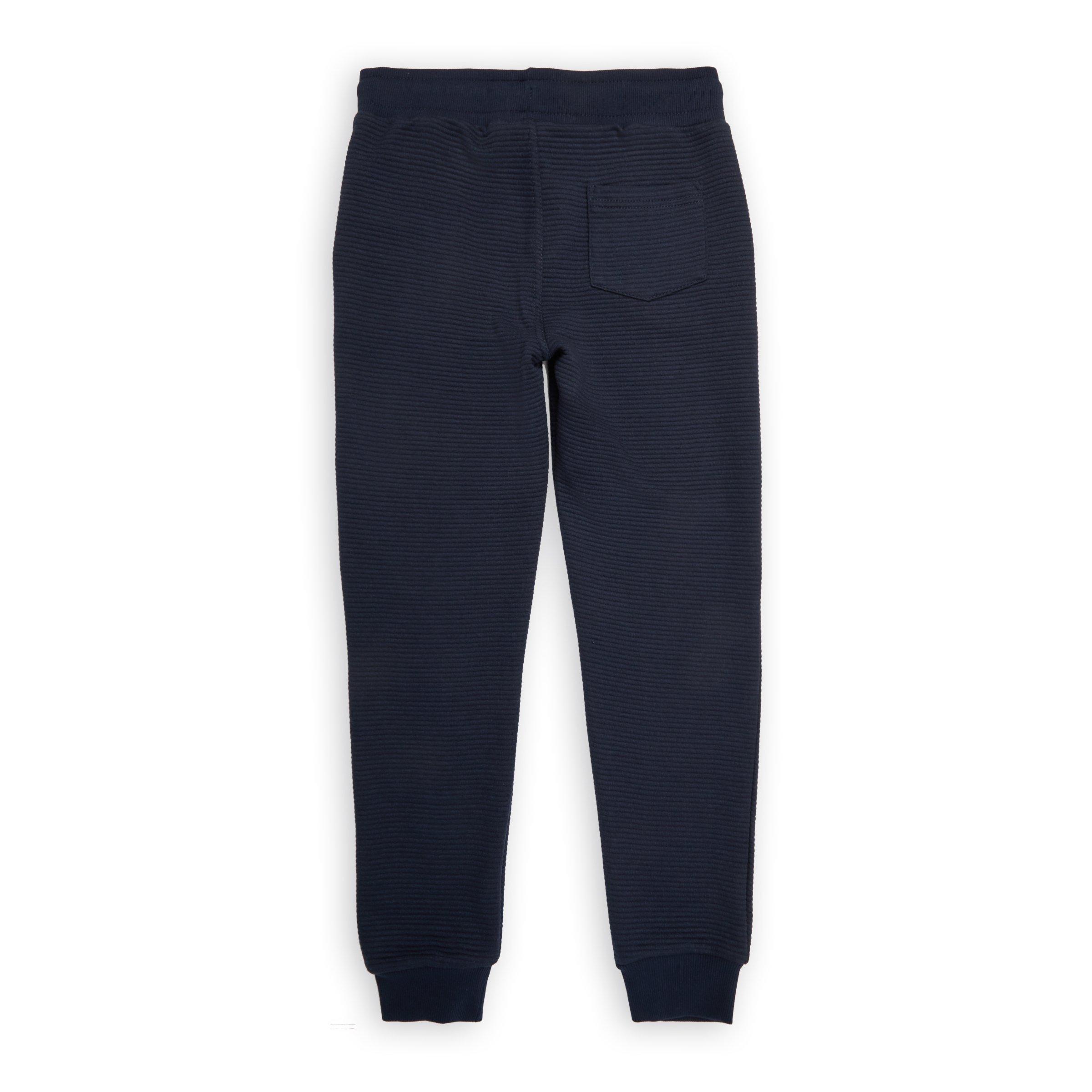 Boys navy blue joggers on sale