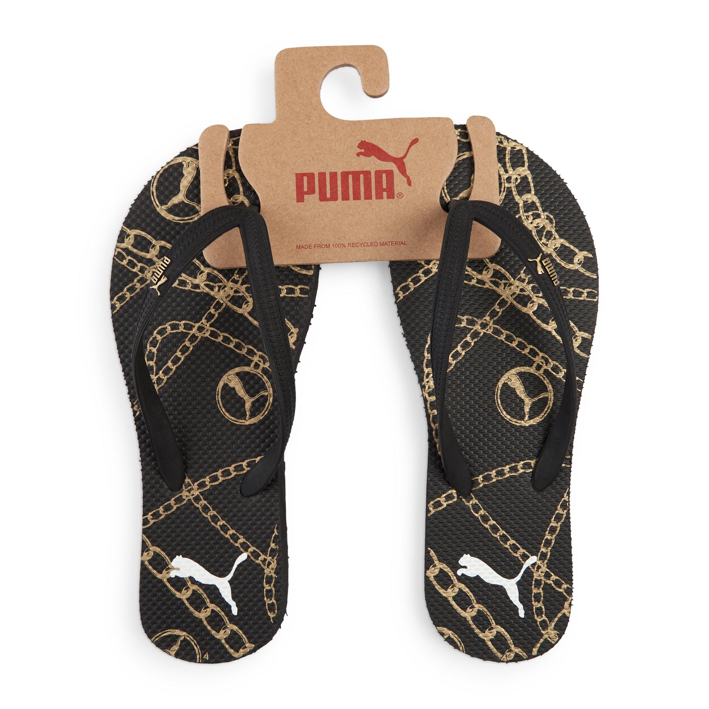 Puma animatrix black outlet flip flops