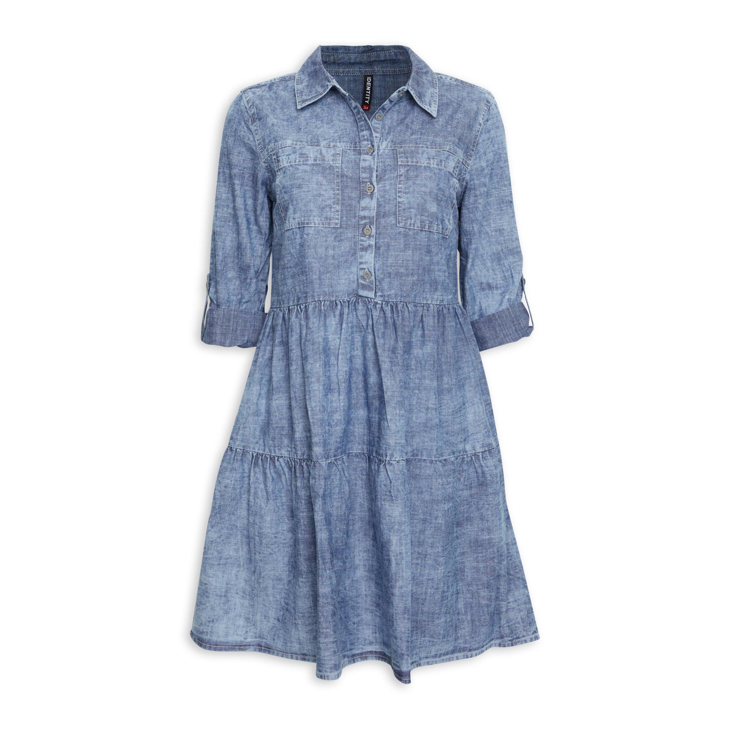 Denim Shirt Dress 3030268 Identity