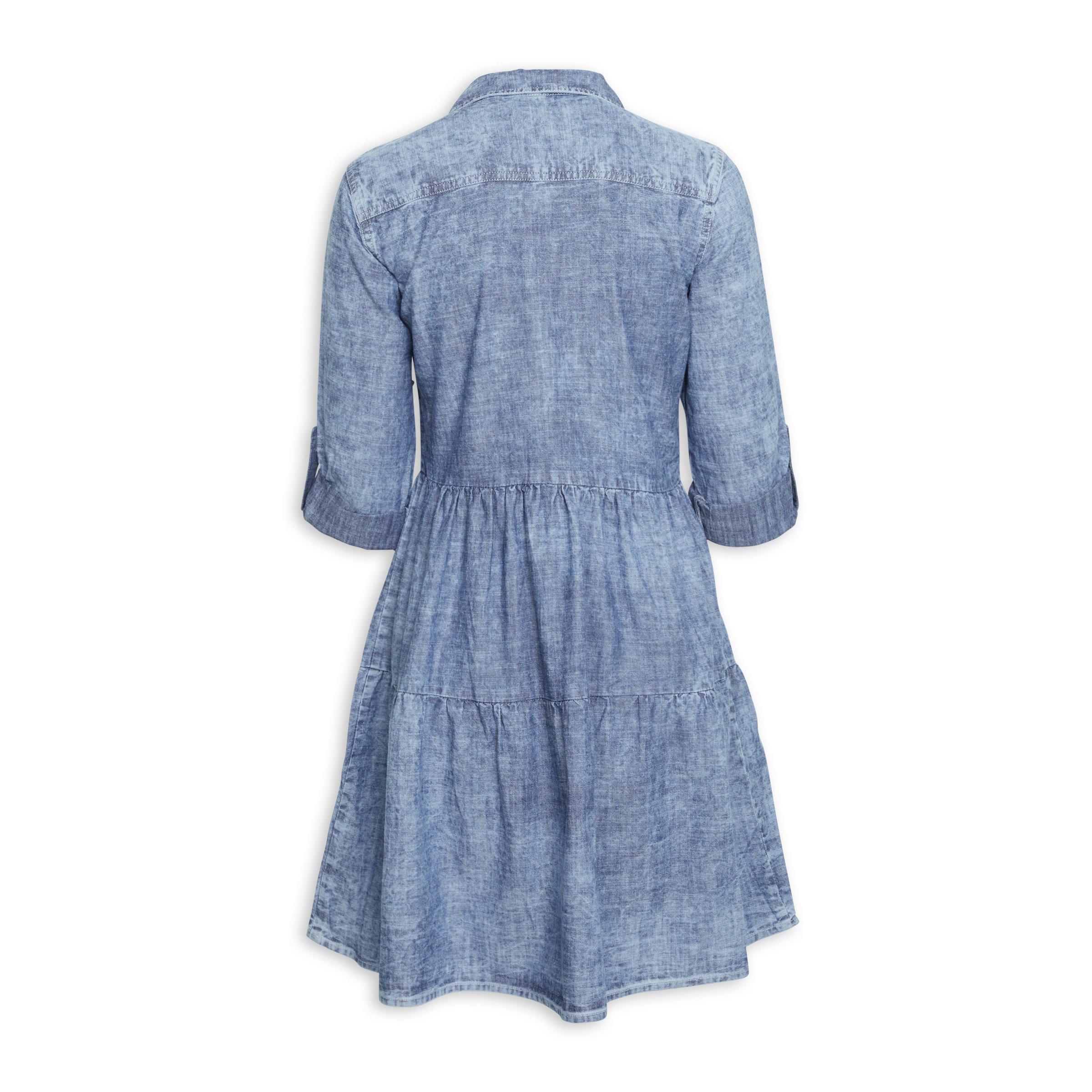 Denim Shirt Dress 3030268 Identity