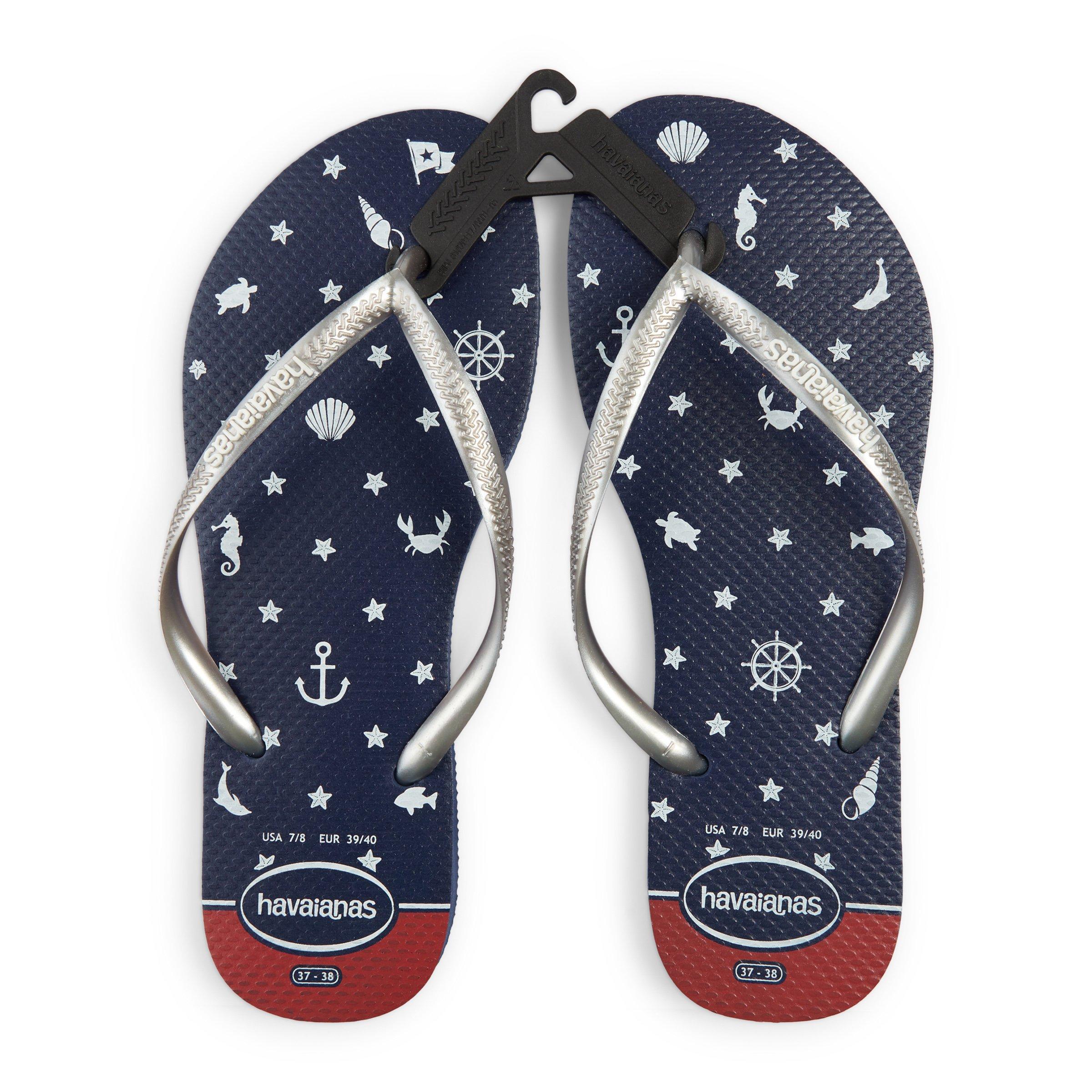 Nautical flip flops new arrivals