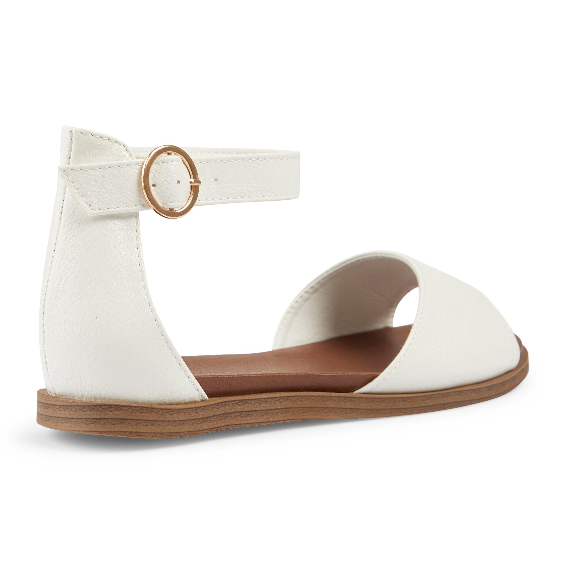 White ankle sale strap sandals