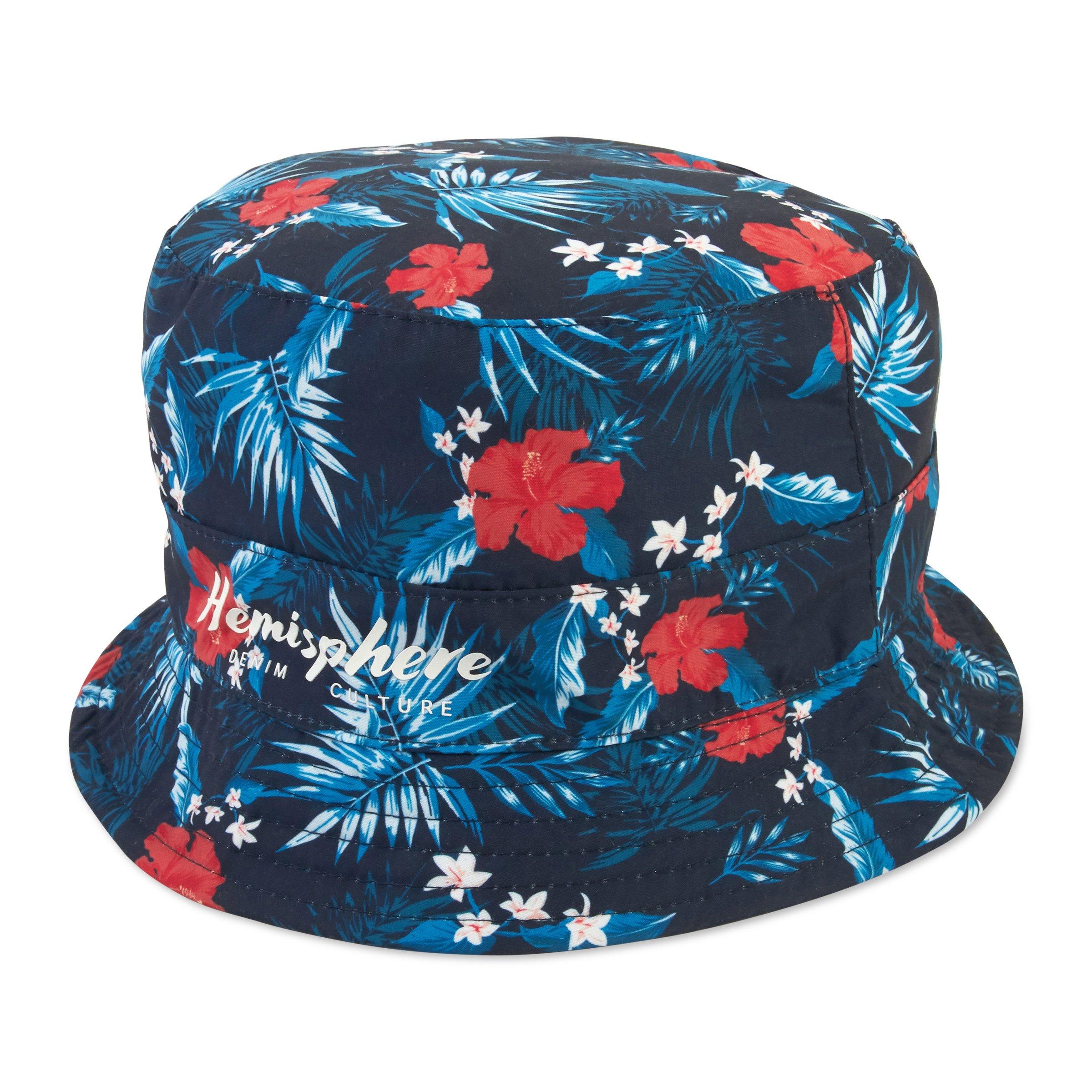 Blue floral hot sale bucket hat