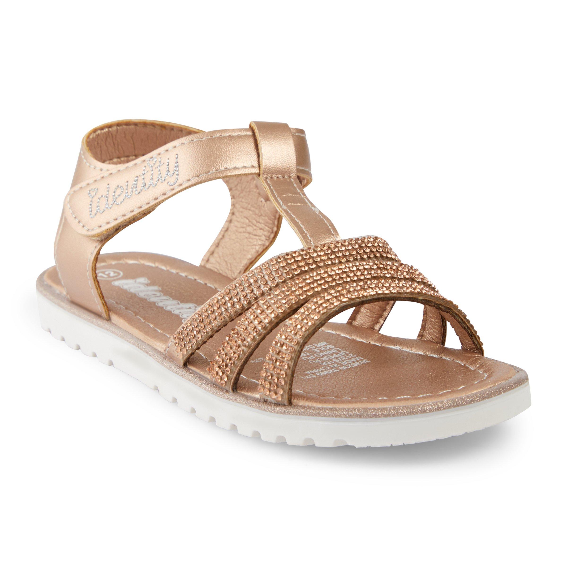 Ladies rose best sale gold sandals