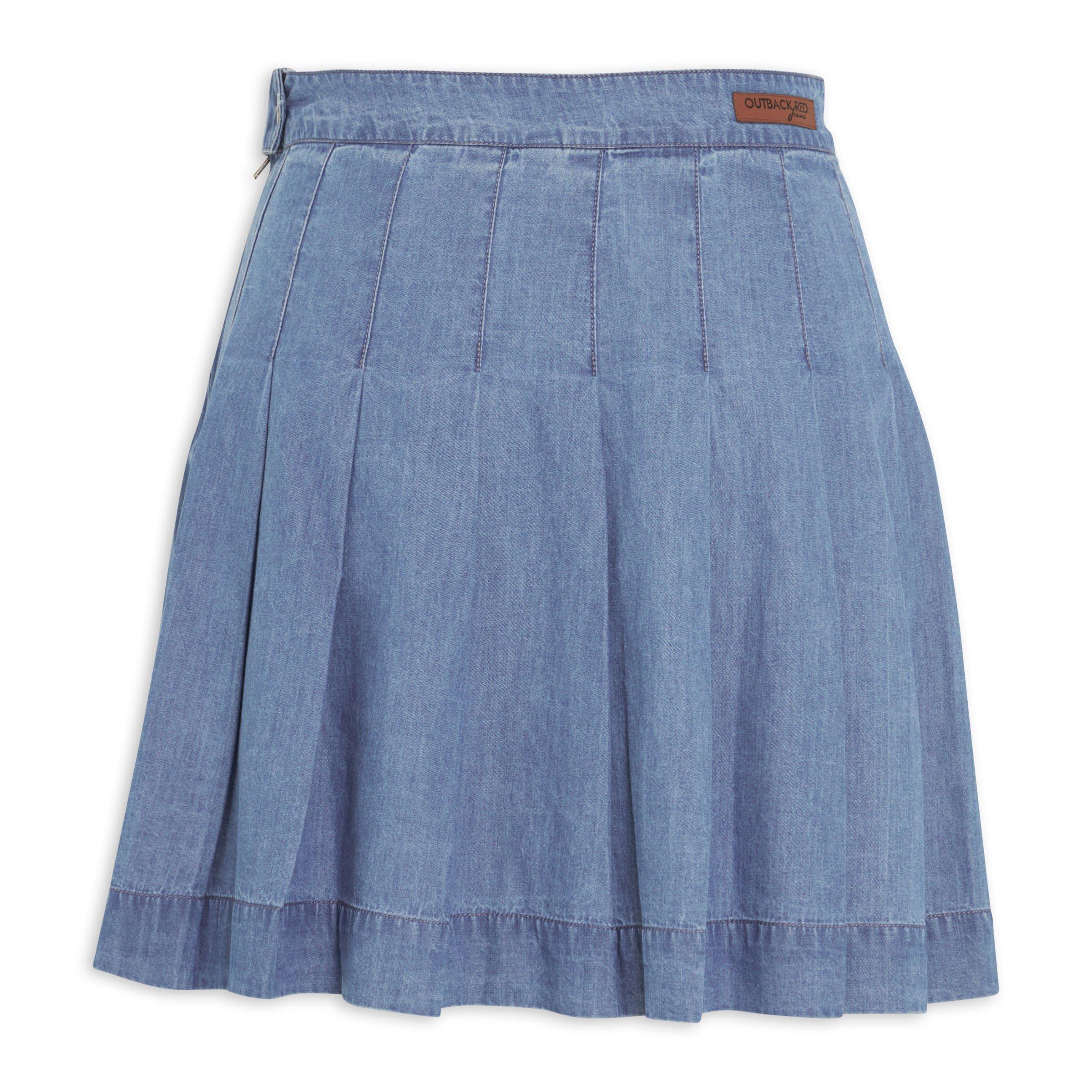 Denim Tennis Skirt 3042069 OUTBACK RED