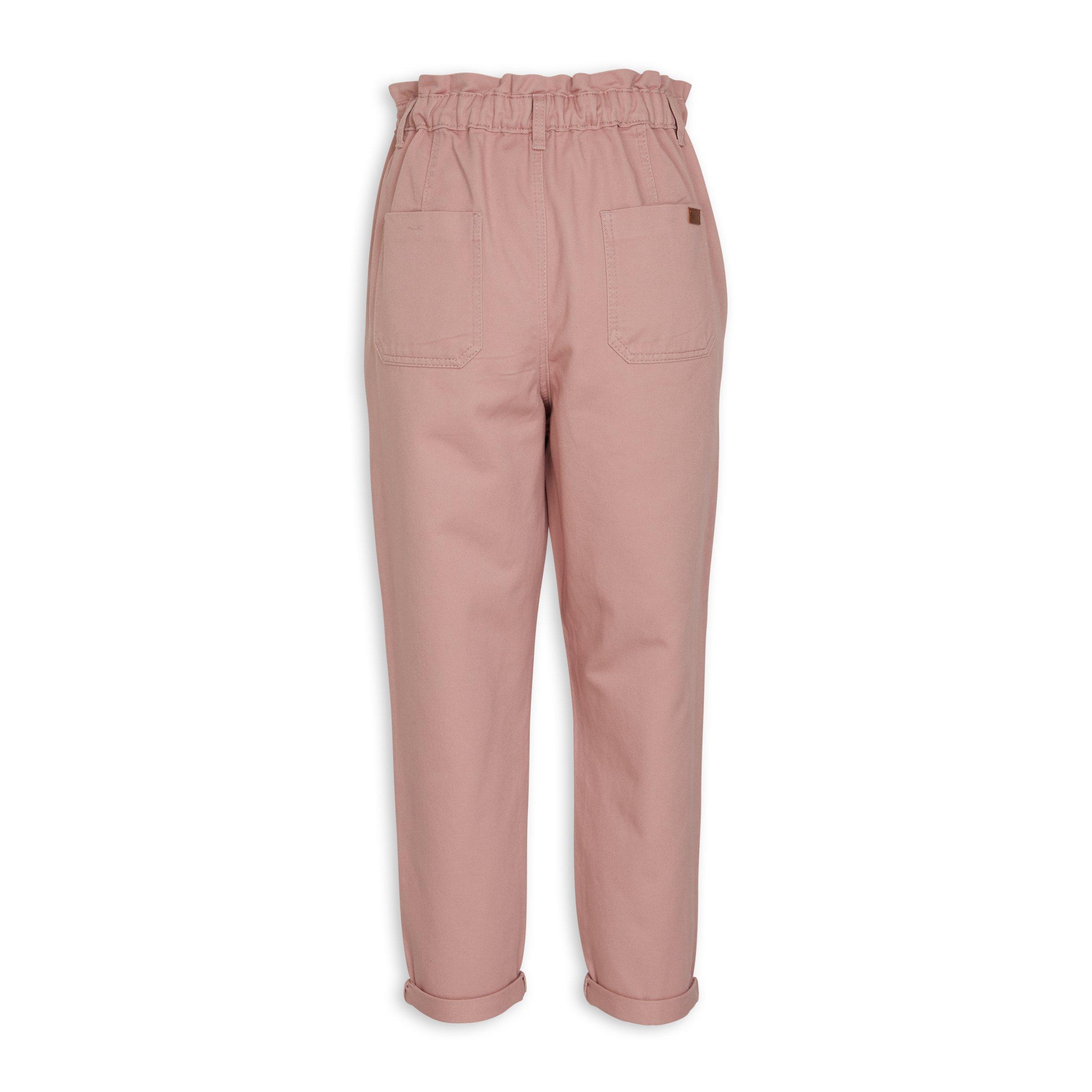 Dusky Pink - Ankle Grazer Chino Trousers