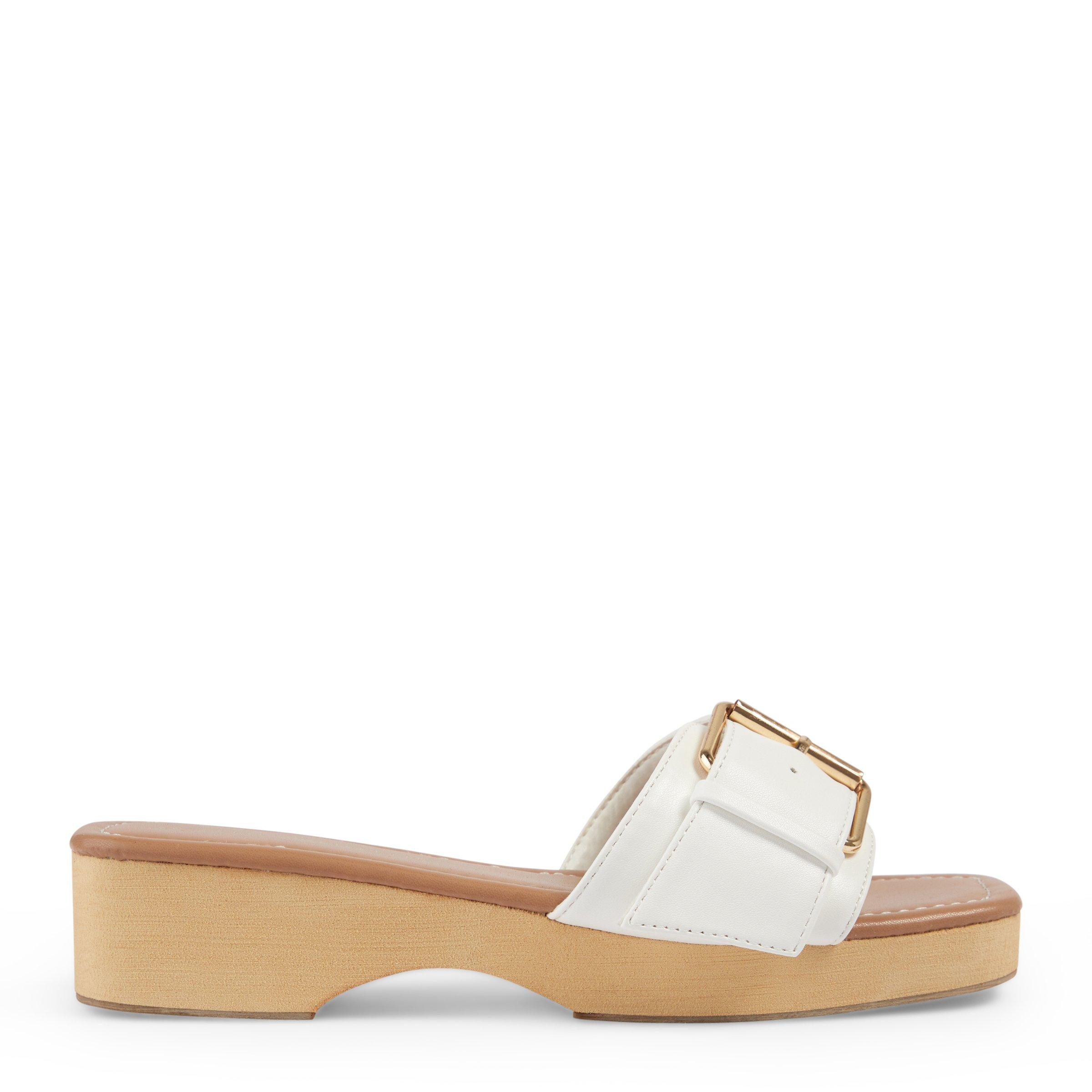 Ladies deals white mules