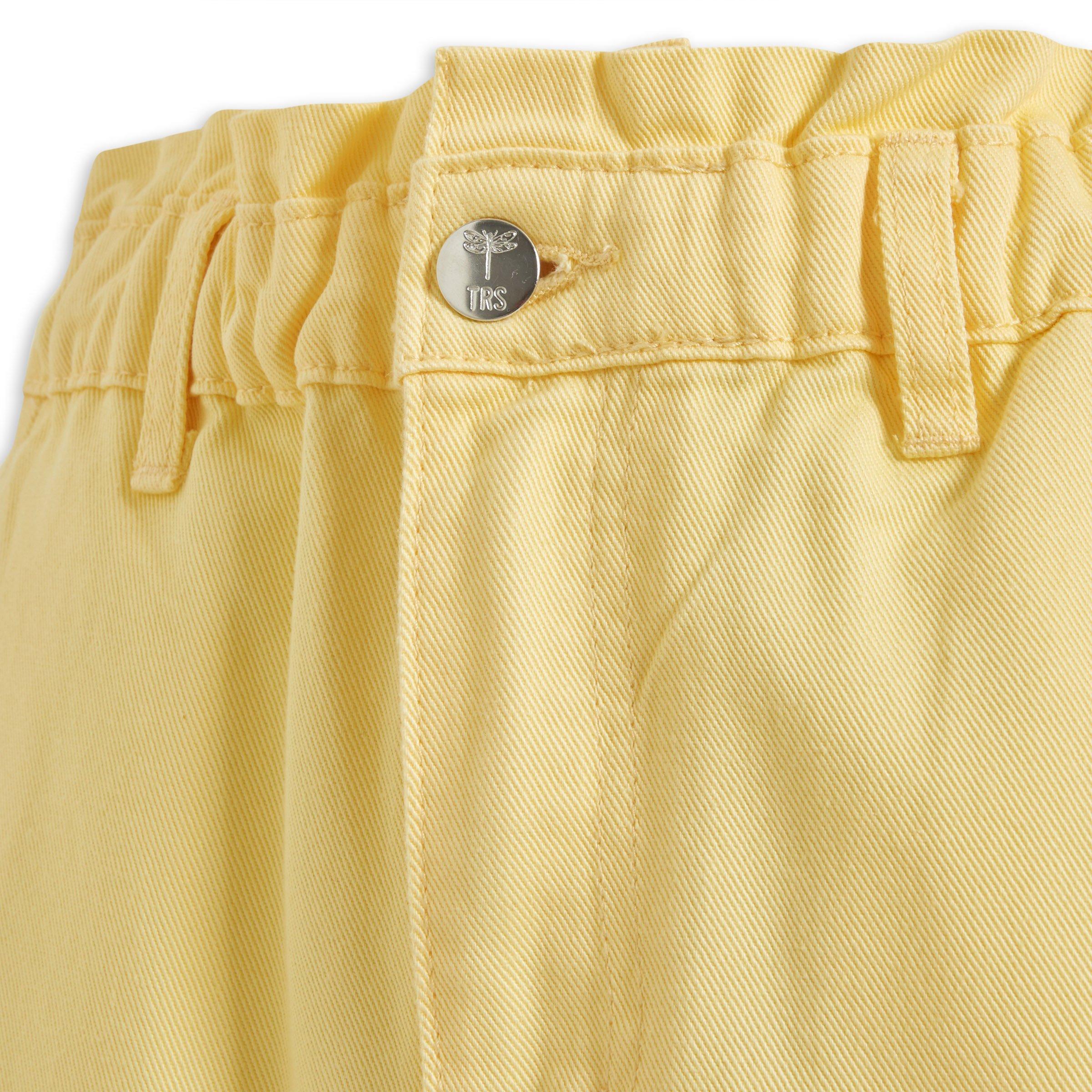 Yellow paper clearance bag pants