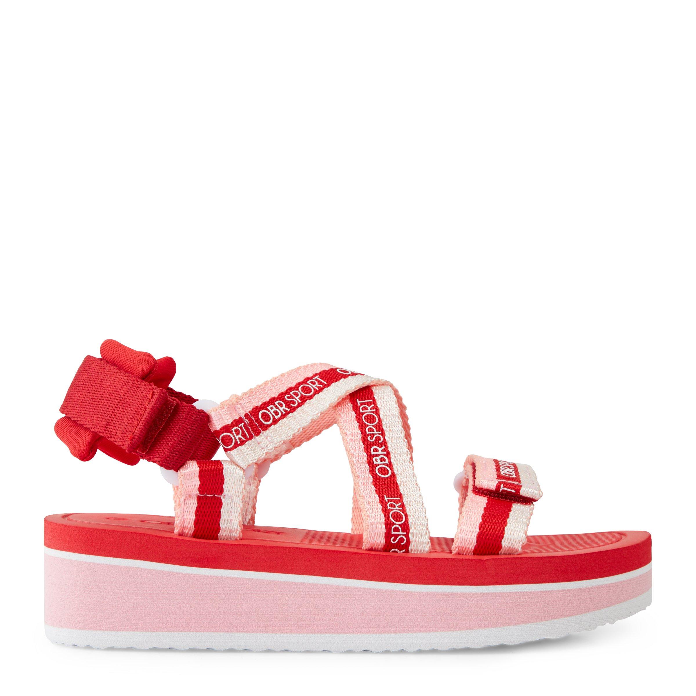 Red sales sport sandals